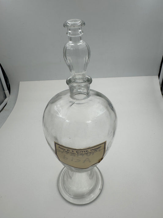 Vintage Apothecary Jar Counter Top Country Store