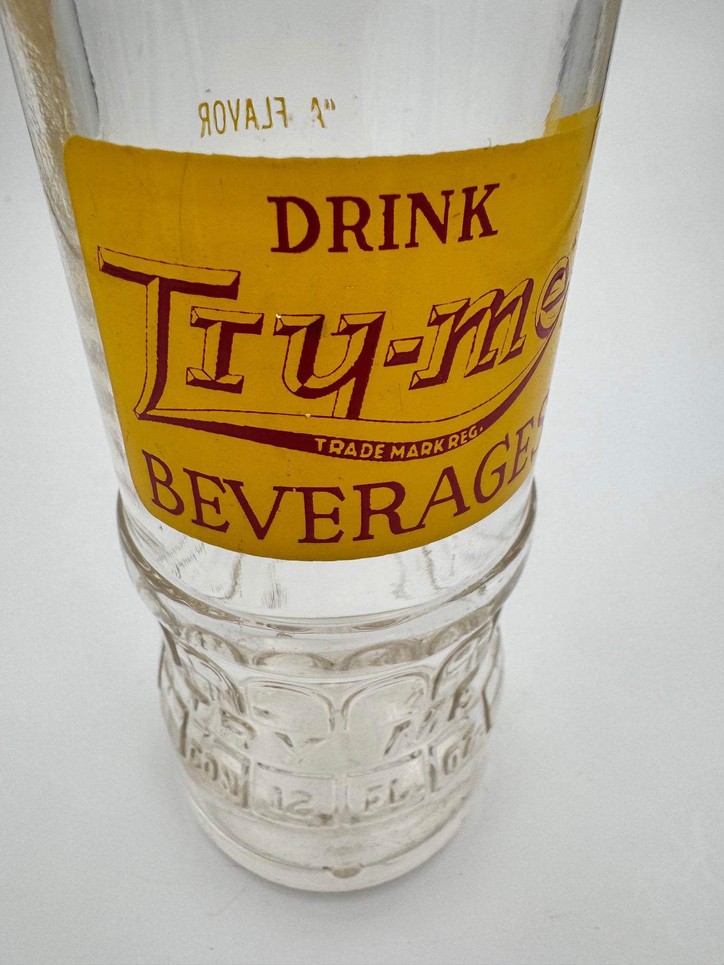 Vintage ACL Try Me 12 Ounce Bottle Minty Fresh