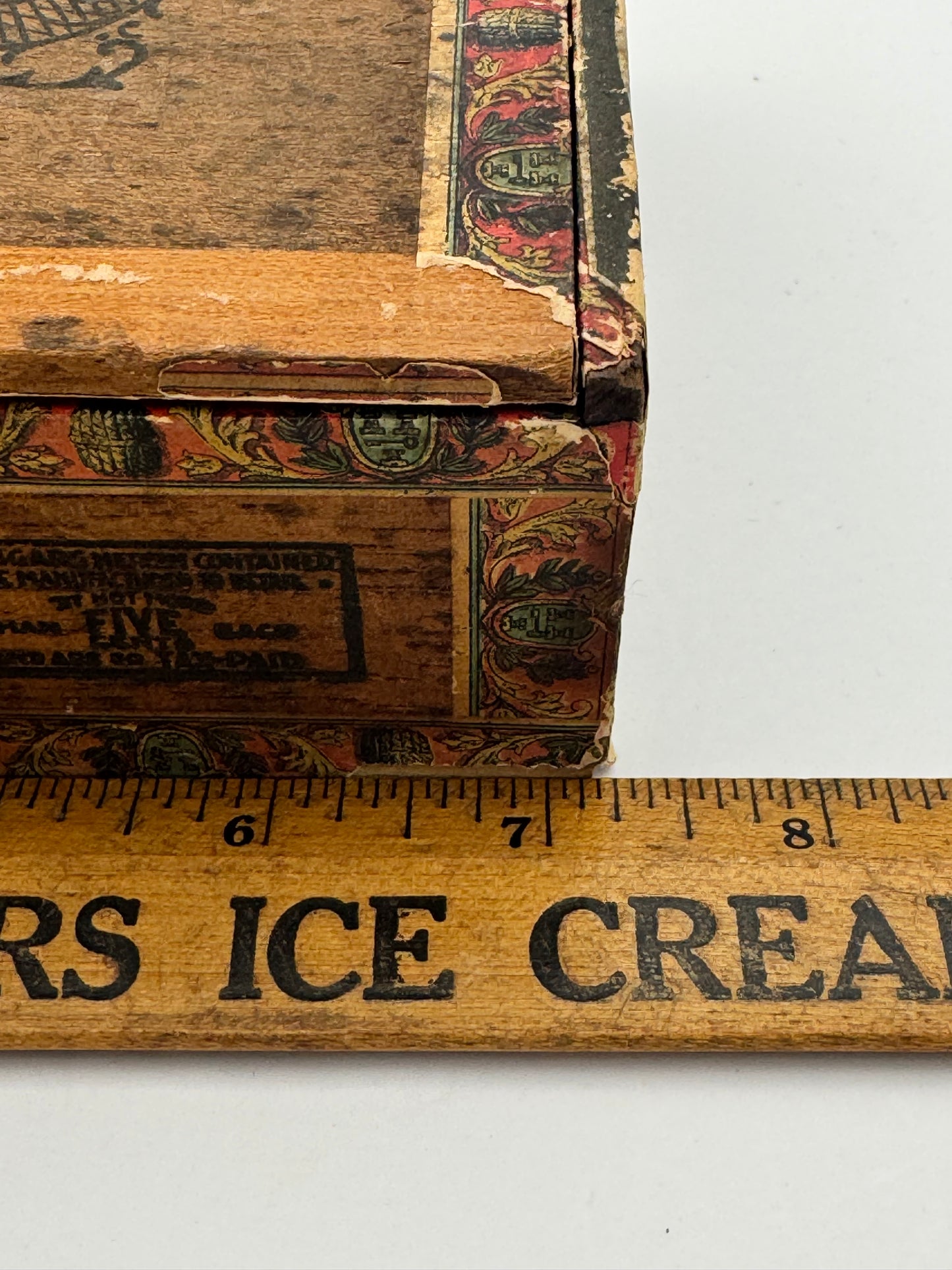 Vintage Cigar Box Social Puffs 5 Cent