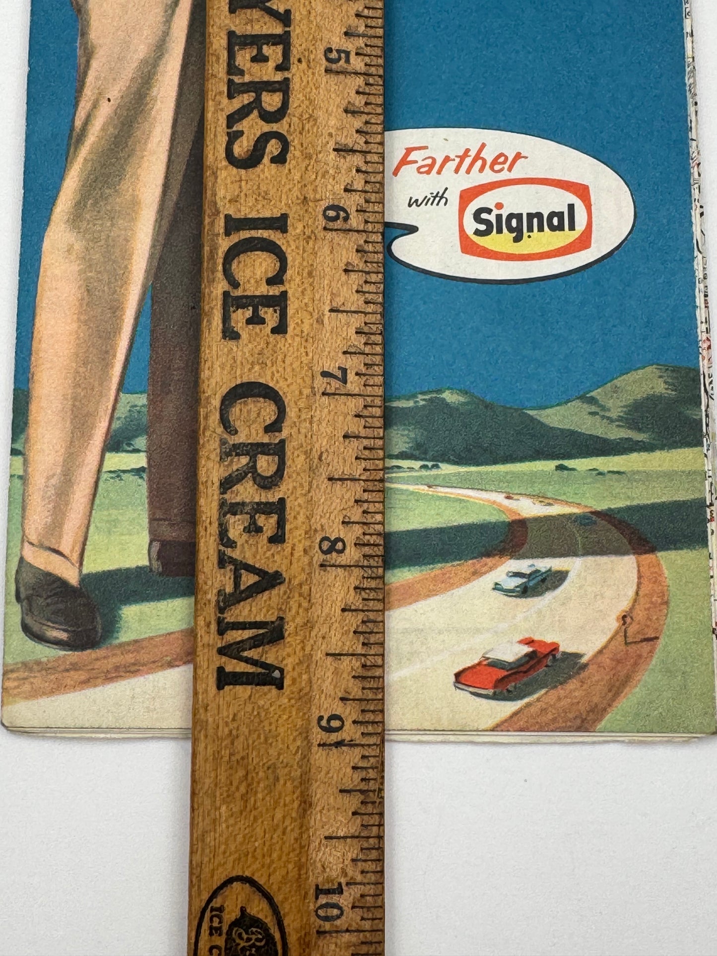 Vintage Signal Gas Roadmap California 1950s