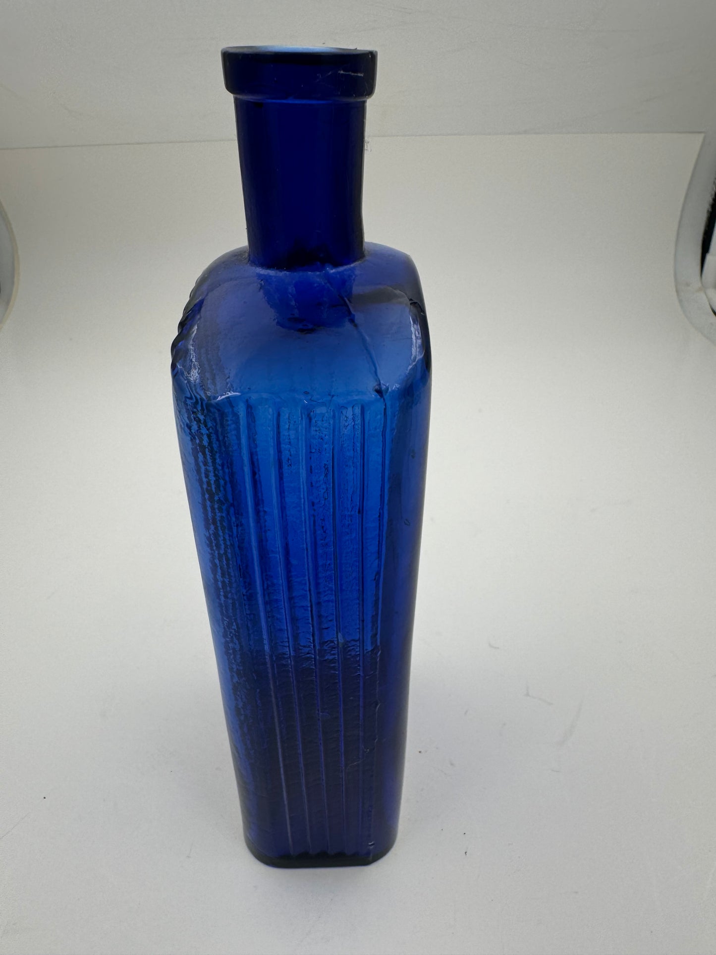 Vintage Poison Bottle Cobalt Blue 16 Ounce RARE