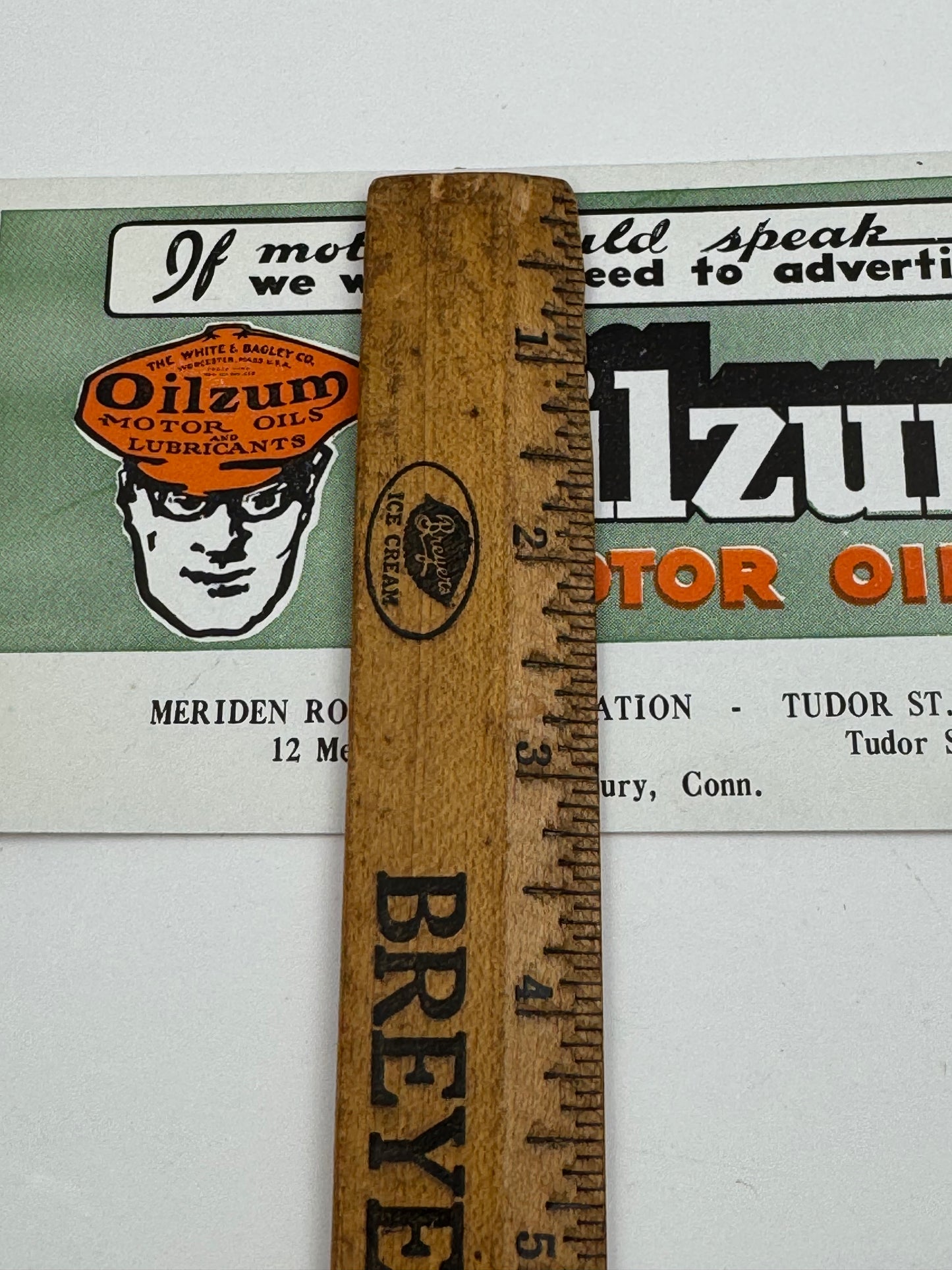 Vintage Oilzum Ink Blotter New Old Stock