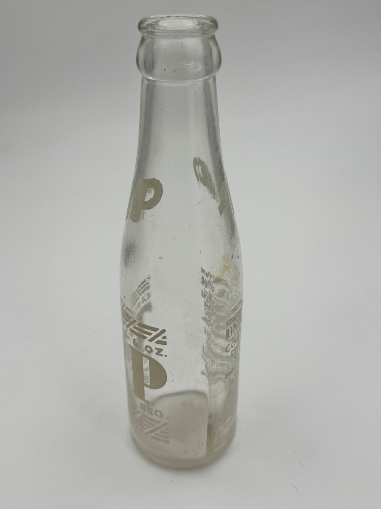 Vintage Tip Soda Bottle ACL 1 Cent Deposit