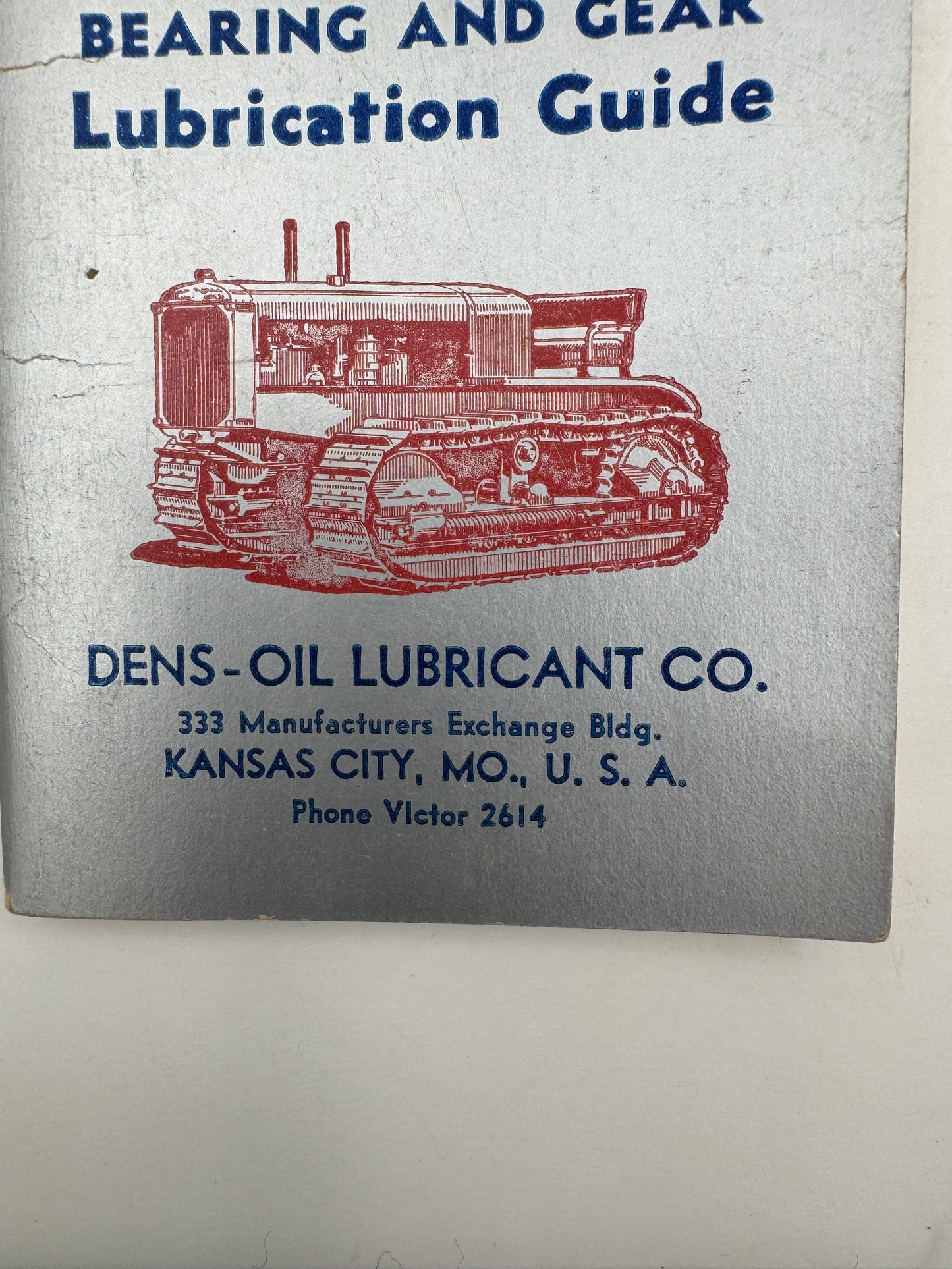 Vintage Dens Oil Lubricant Guide NOS Kansas City MO