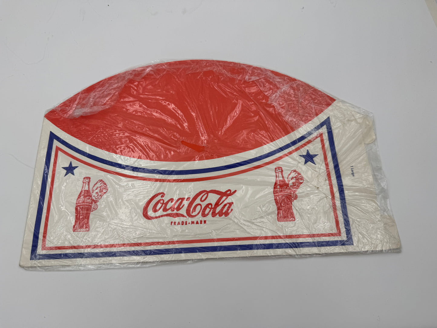 Vintage Coke Cap Squirt Boy and Bottle NOS