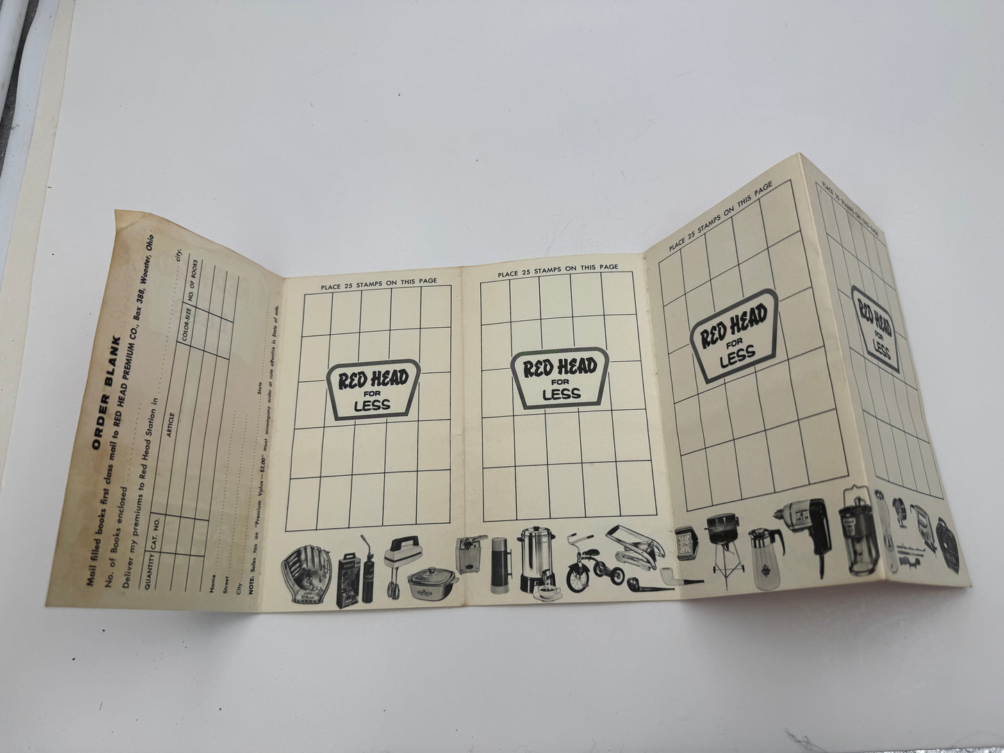Vintage Red Head Gasoline Booklet Premiums