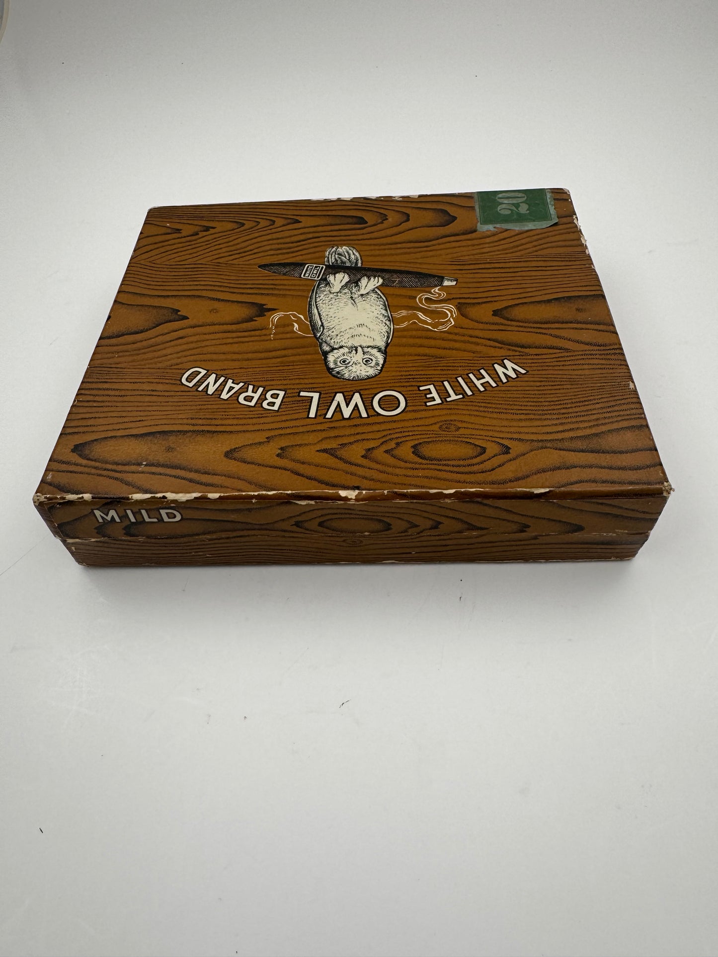 Vintage White Owl Cigars Box Empty