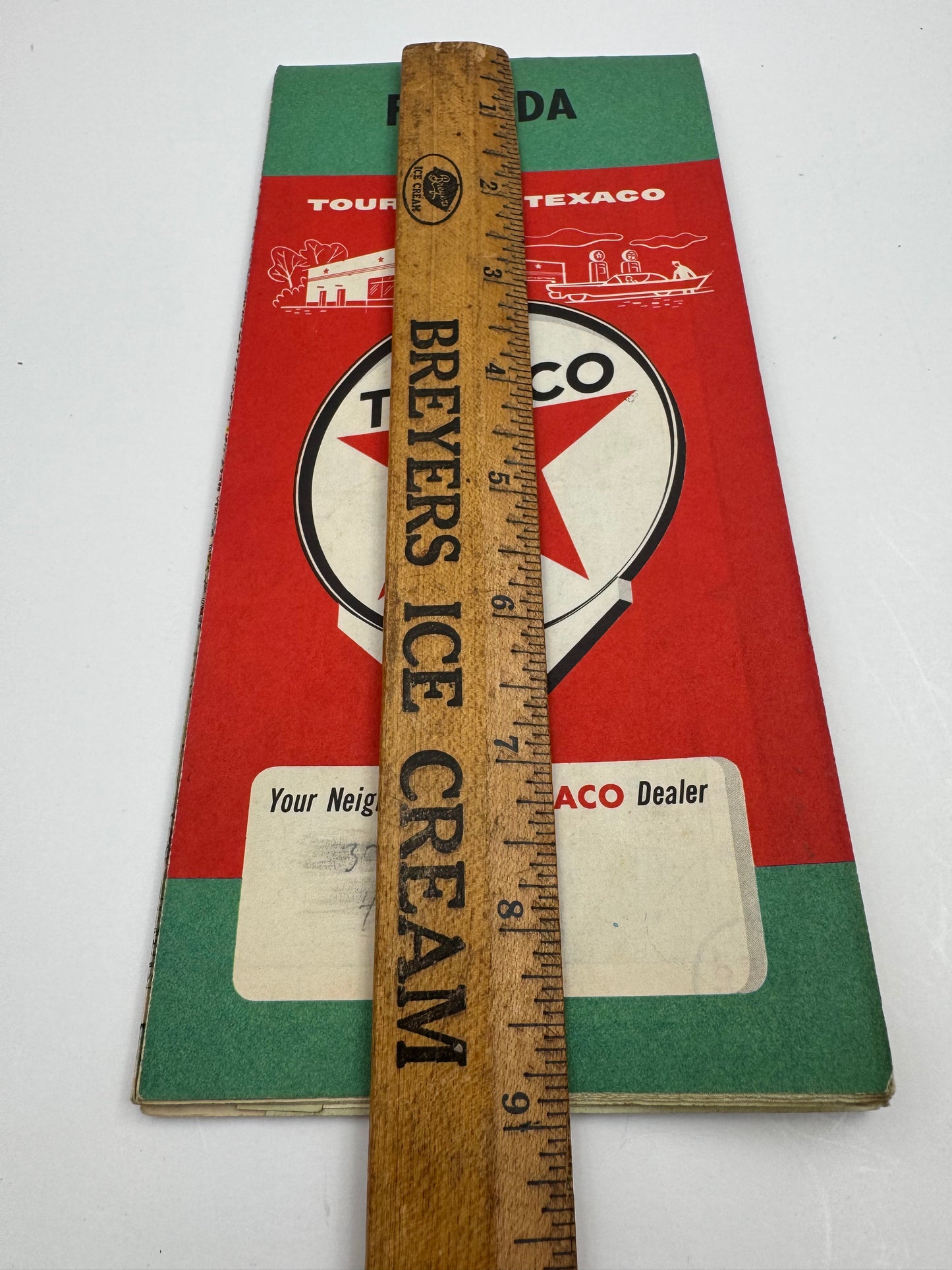 Vintage Texaco Roadmap Florida 1940s