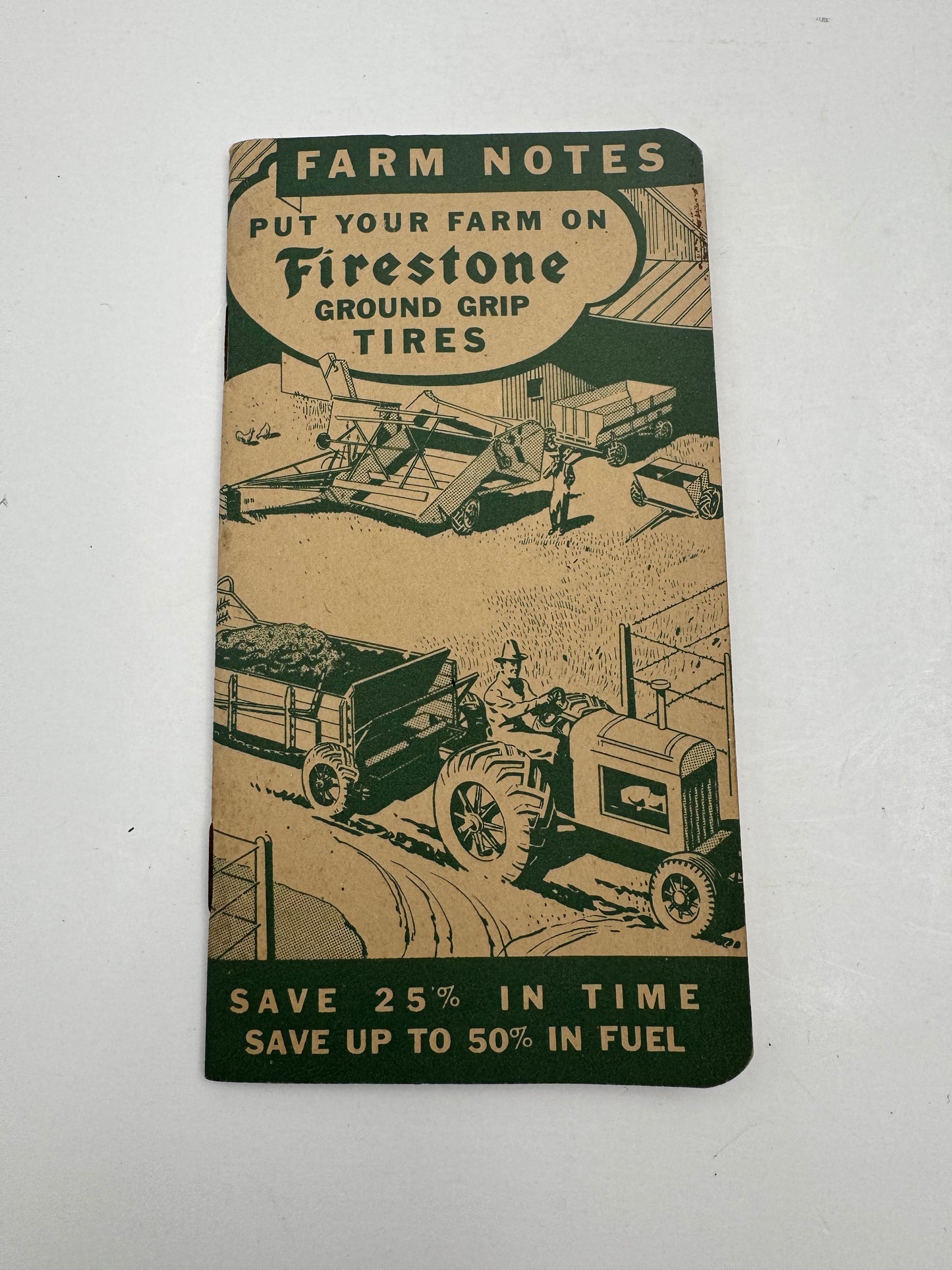 Vintage Firestone Tires Farm Notebook NOS
