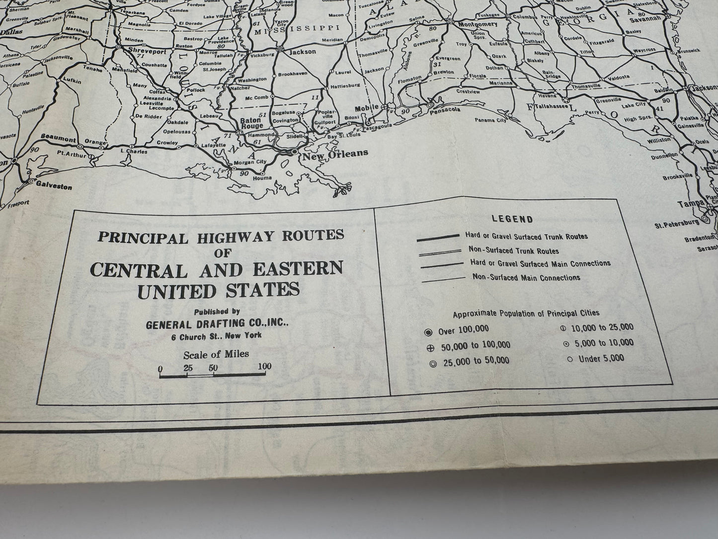 Vintage Roadmap Texaco WA ID CO