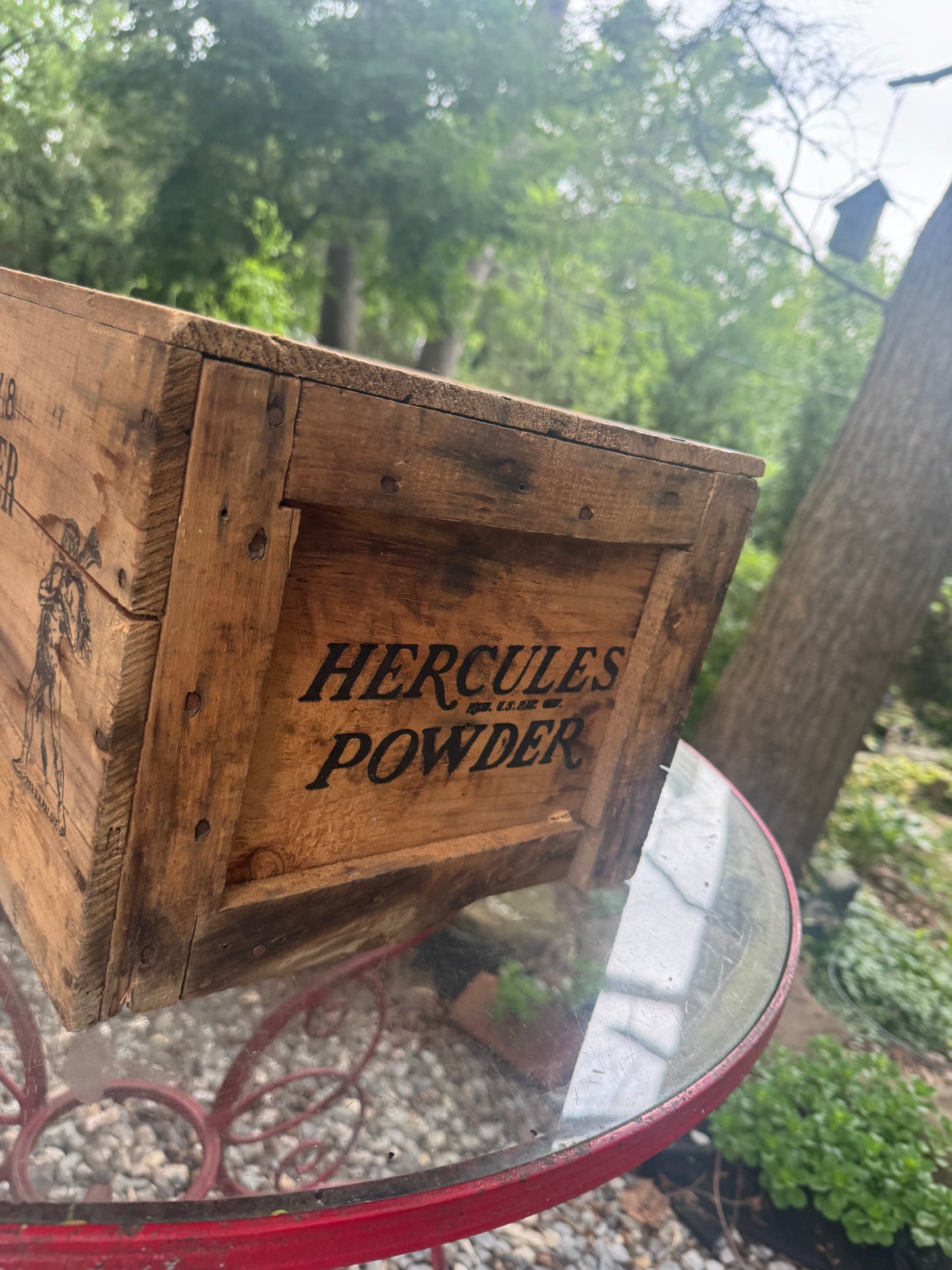 Vintage Hercules Ammo Crate.