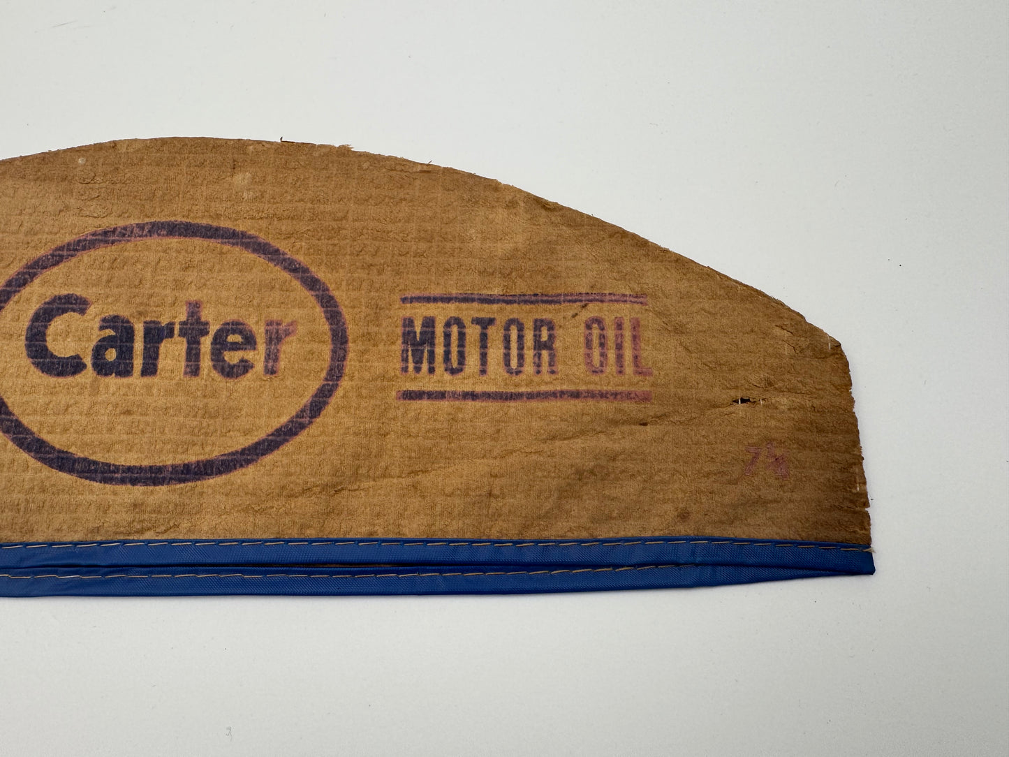 Vintage Carter Gas And Oil Attendants Cap
