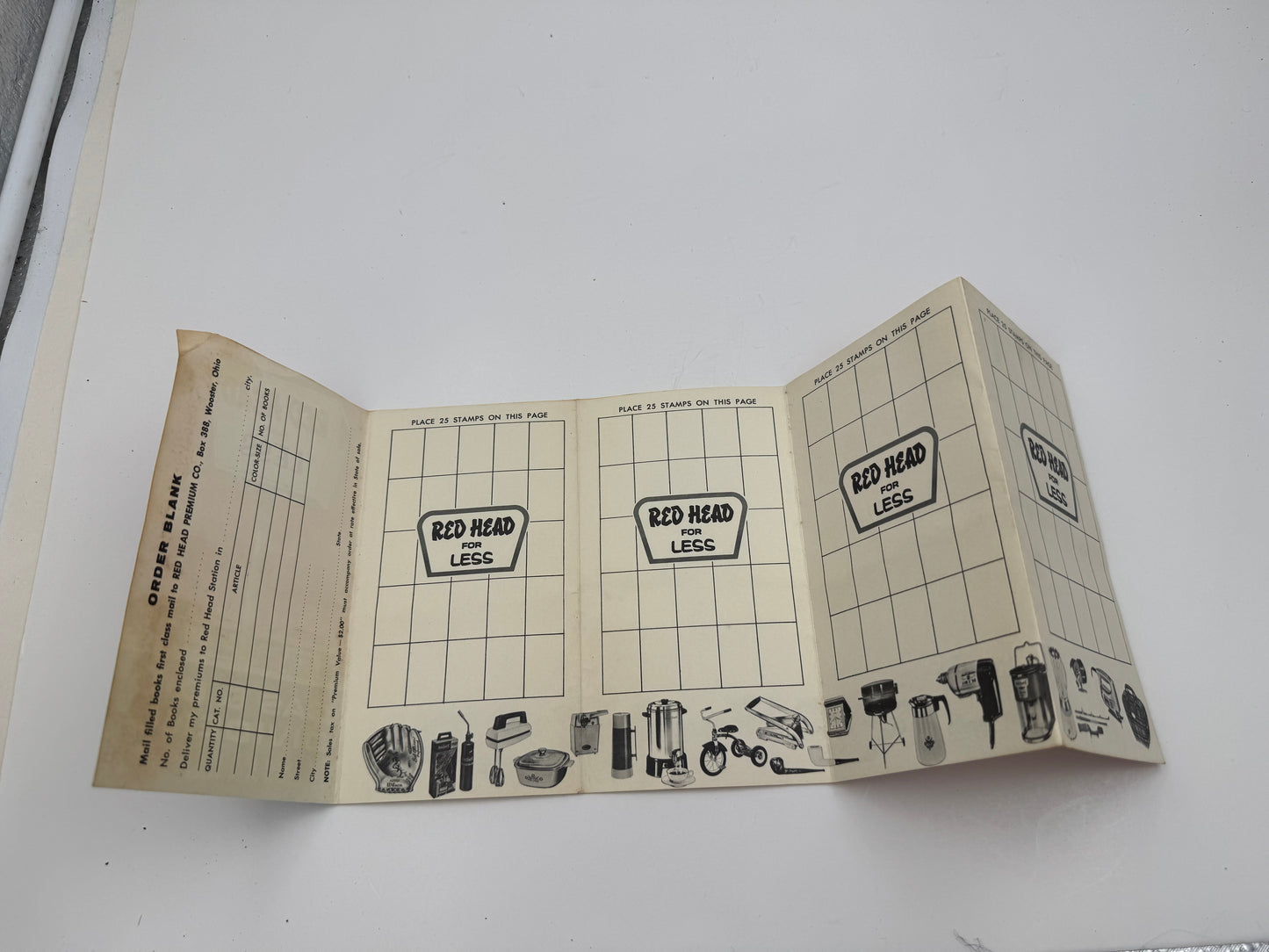 Vintage Red Head Gasoline Booklet Premiums