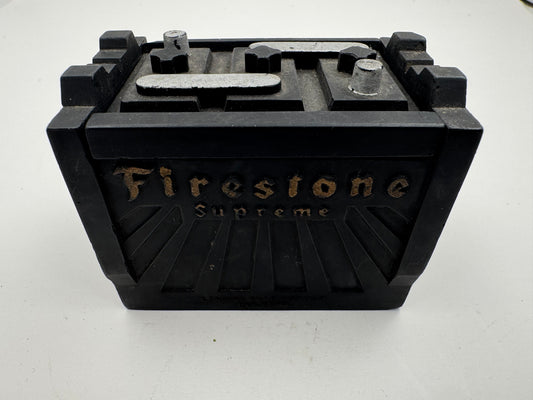 Vintage Firestone Battery Desk Top Piece
