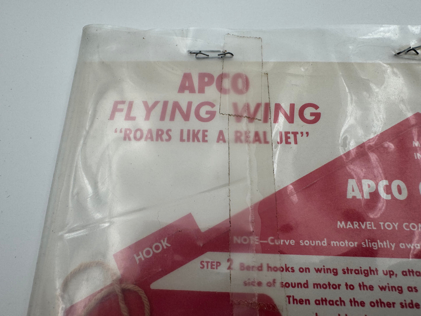 Vintage APCO Gasoline Flying Wing Toy NOS
