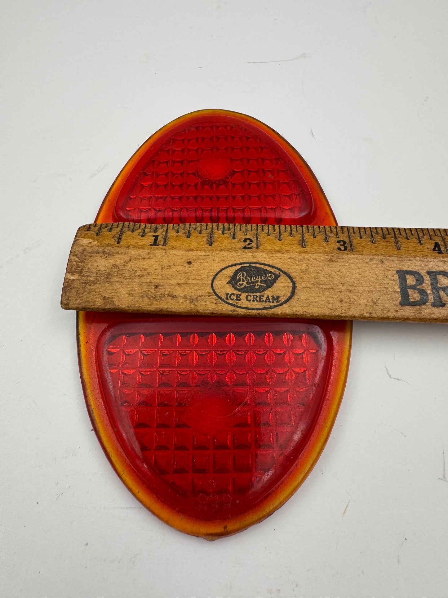 Vintage Chevy Stop Tail Light Lens 1931 1932 Stadium