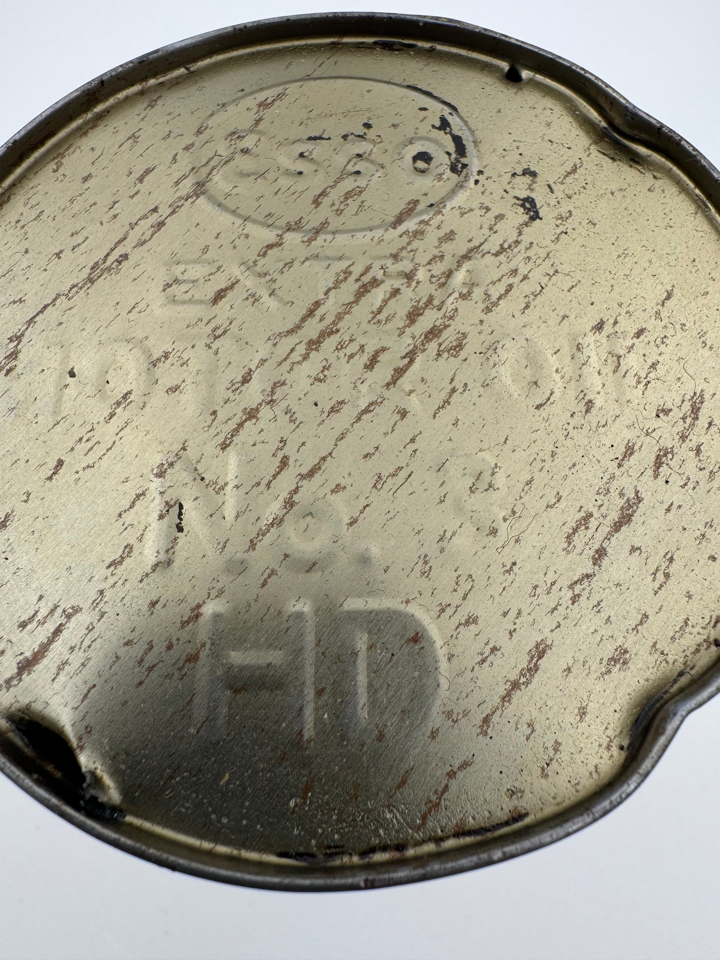 Vintage Esso Oil Can No 3 Empty Clean