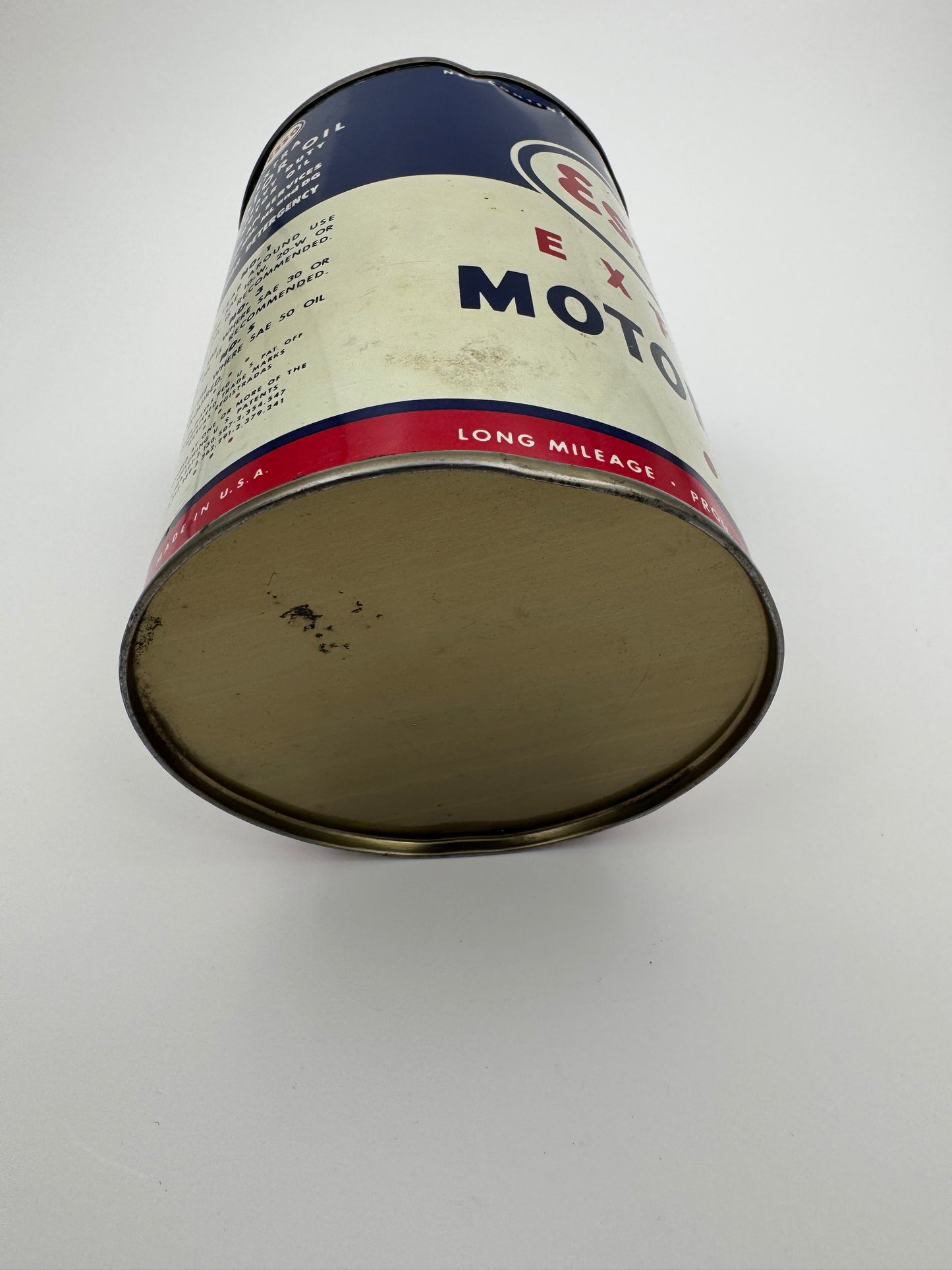 Vintage Esso Oil Can No 3 Empty Clean