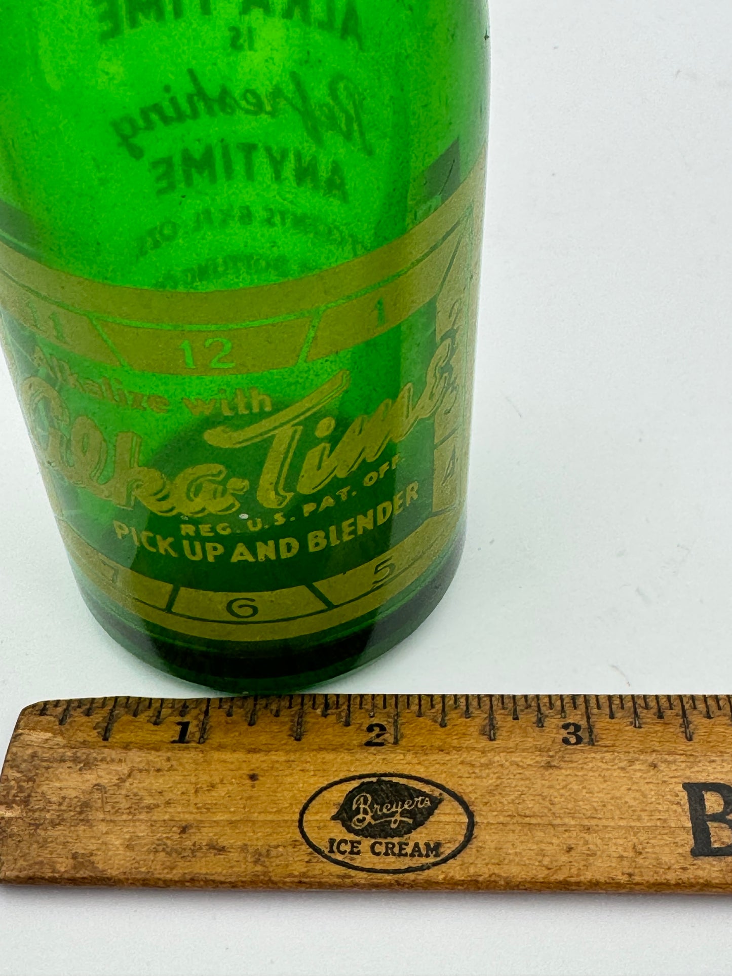 Vintage ACL Alka Time Soda Bottle Minty Rare