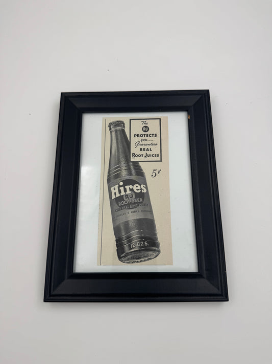 Vintage Hires Root Beer 5 Cent Ad