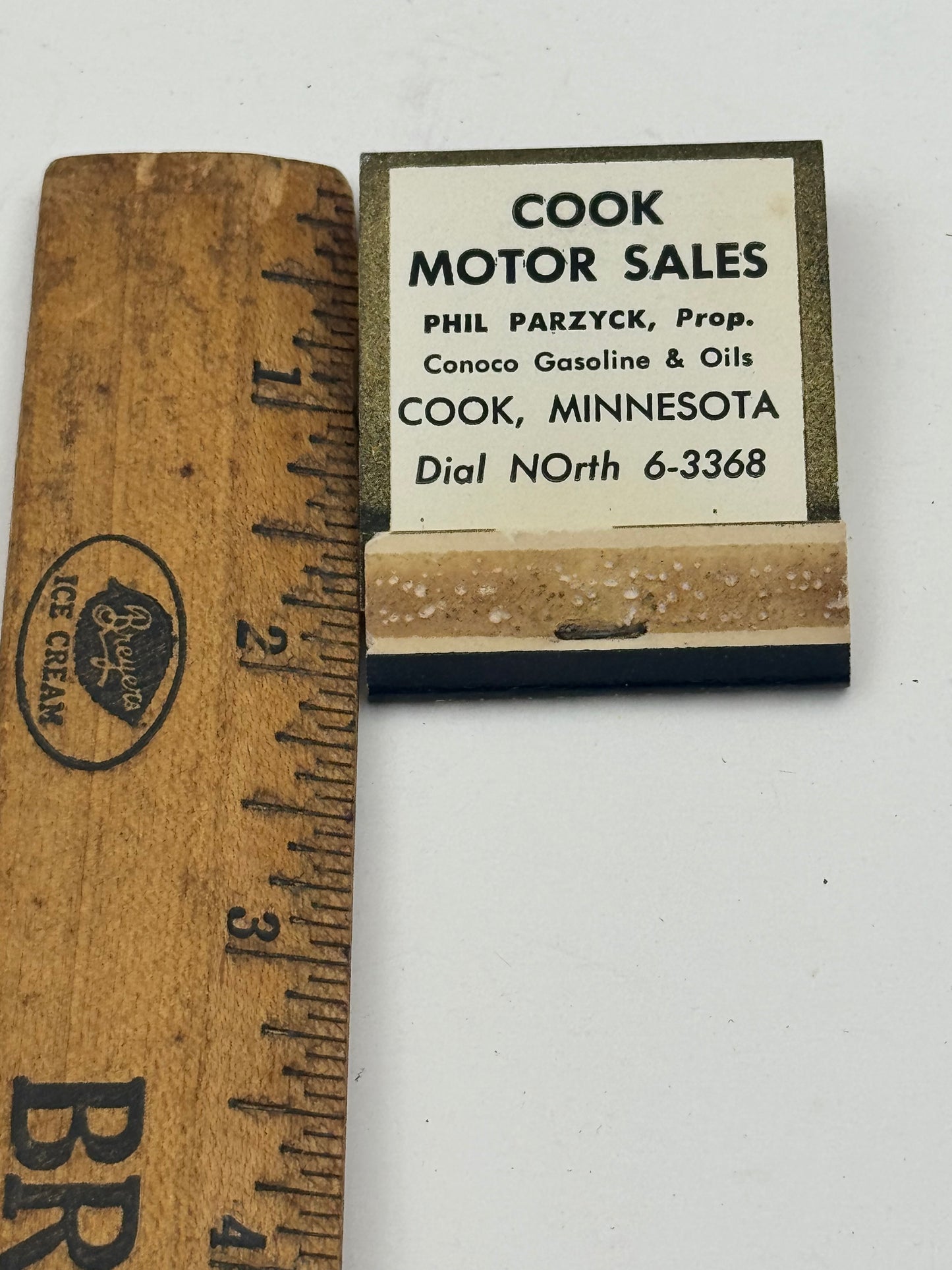 Vintage Conoco Matchbook Never Struck 1930s NOS