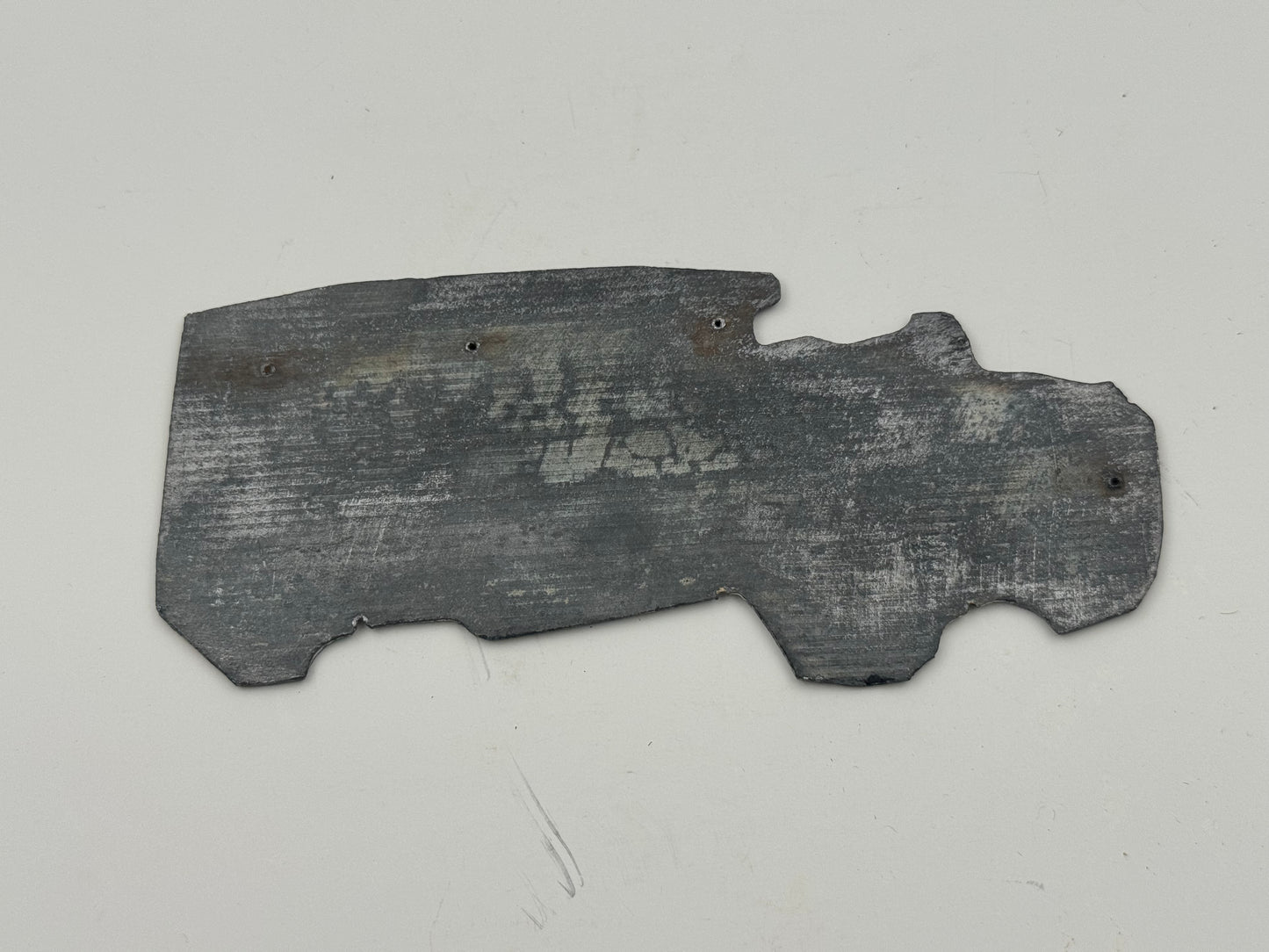 Vintage Automobile Print Block 1930s Left Facing Large