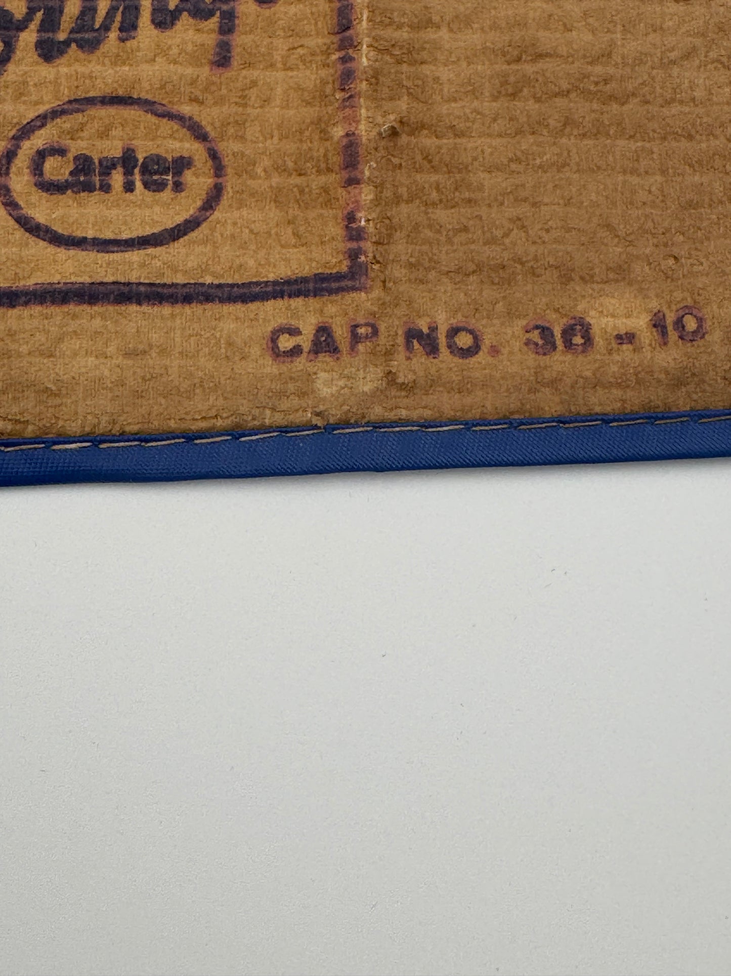 Vintage Carter Gas And Oil Attendants Cap