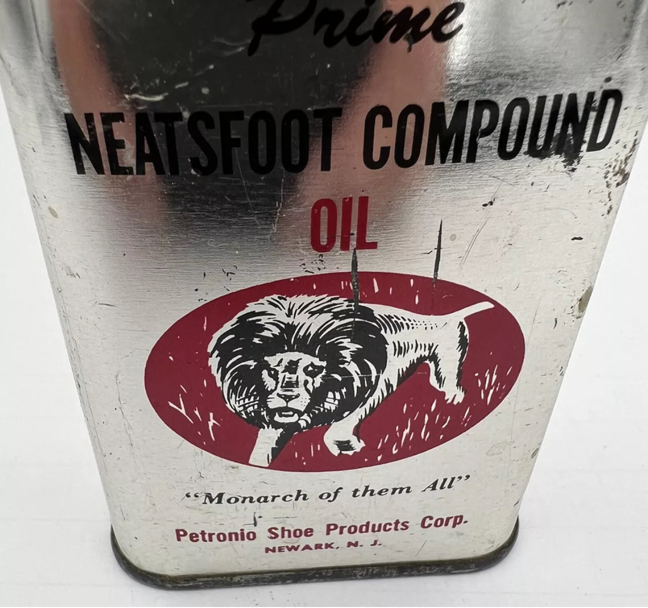 Vintage Neatsfoot Oil Can