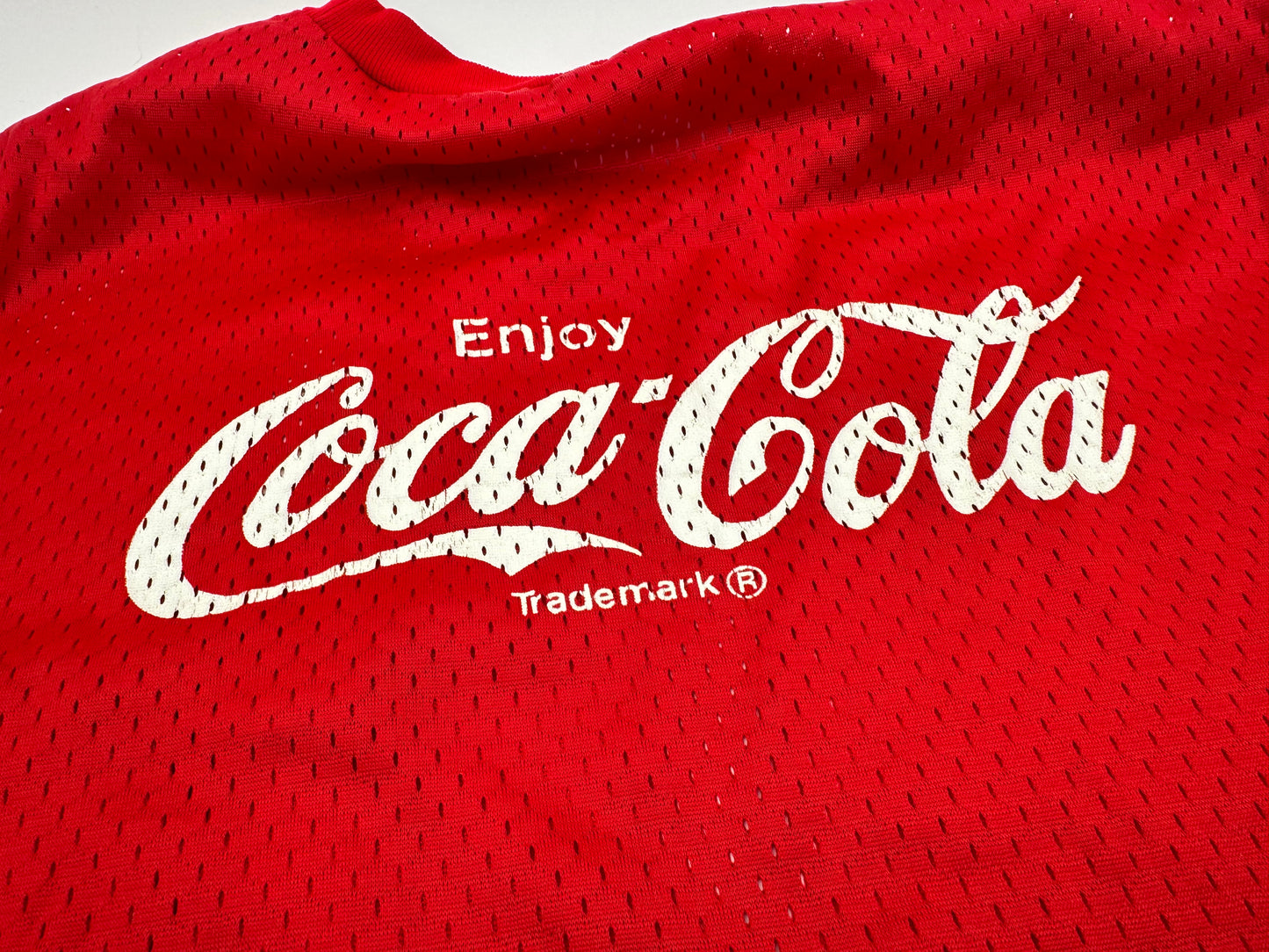 Vintage Coke T Shirt Enjoy Coca Cola Mesh XL