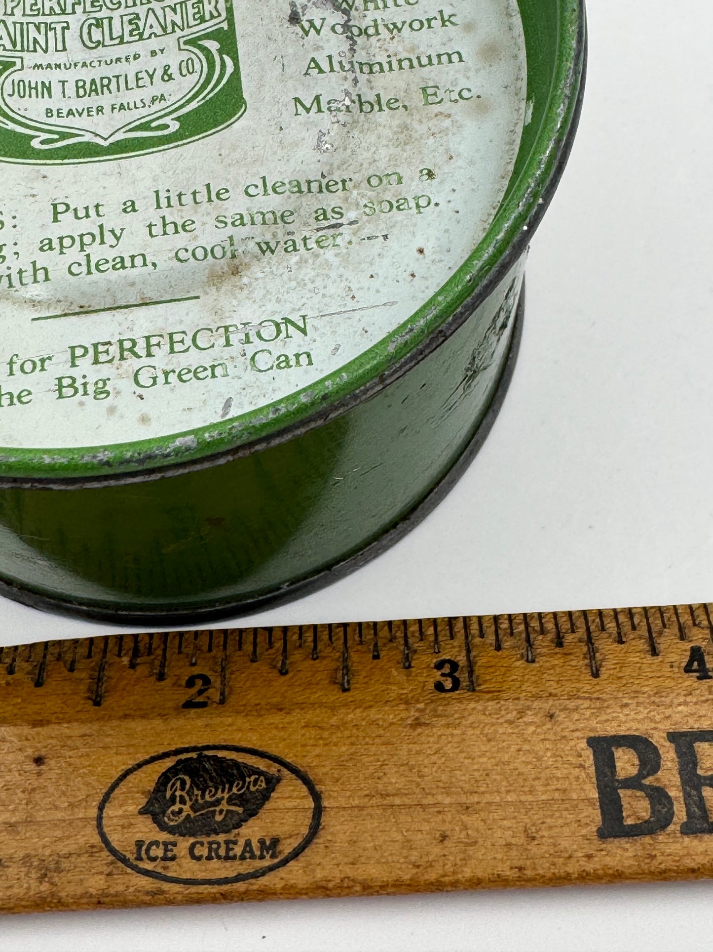 Vintage Paint Can Sample Perfection Paint Cleaner