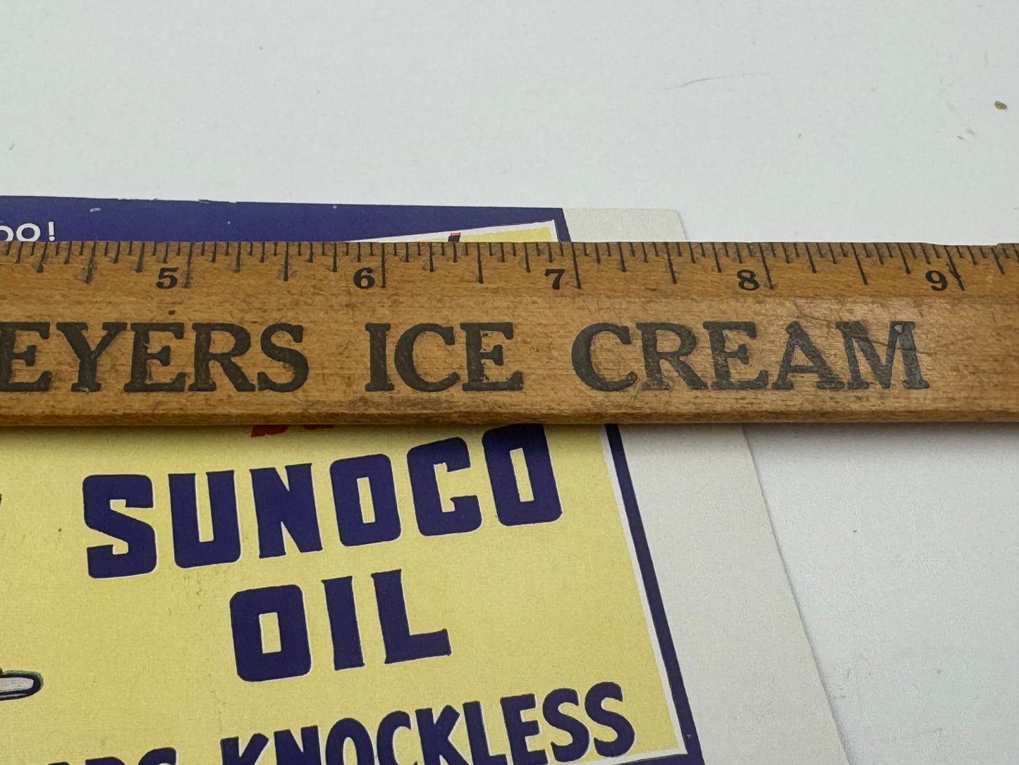 Vintage Sunoco Oil Ink Blotter NOS