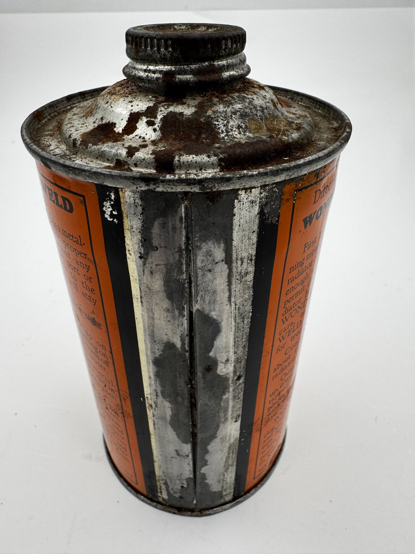 Vintage Car Engine Repair Can and Feature Match Pack