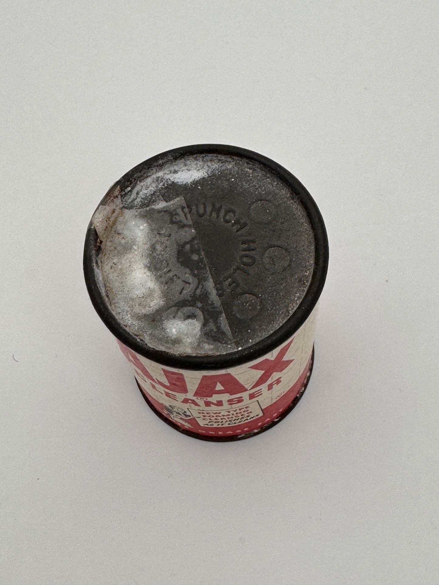 Vintage Ajax Cleaner Can New Old Stock Full Minty Fresh