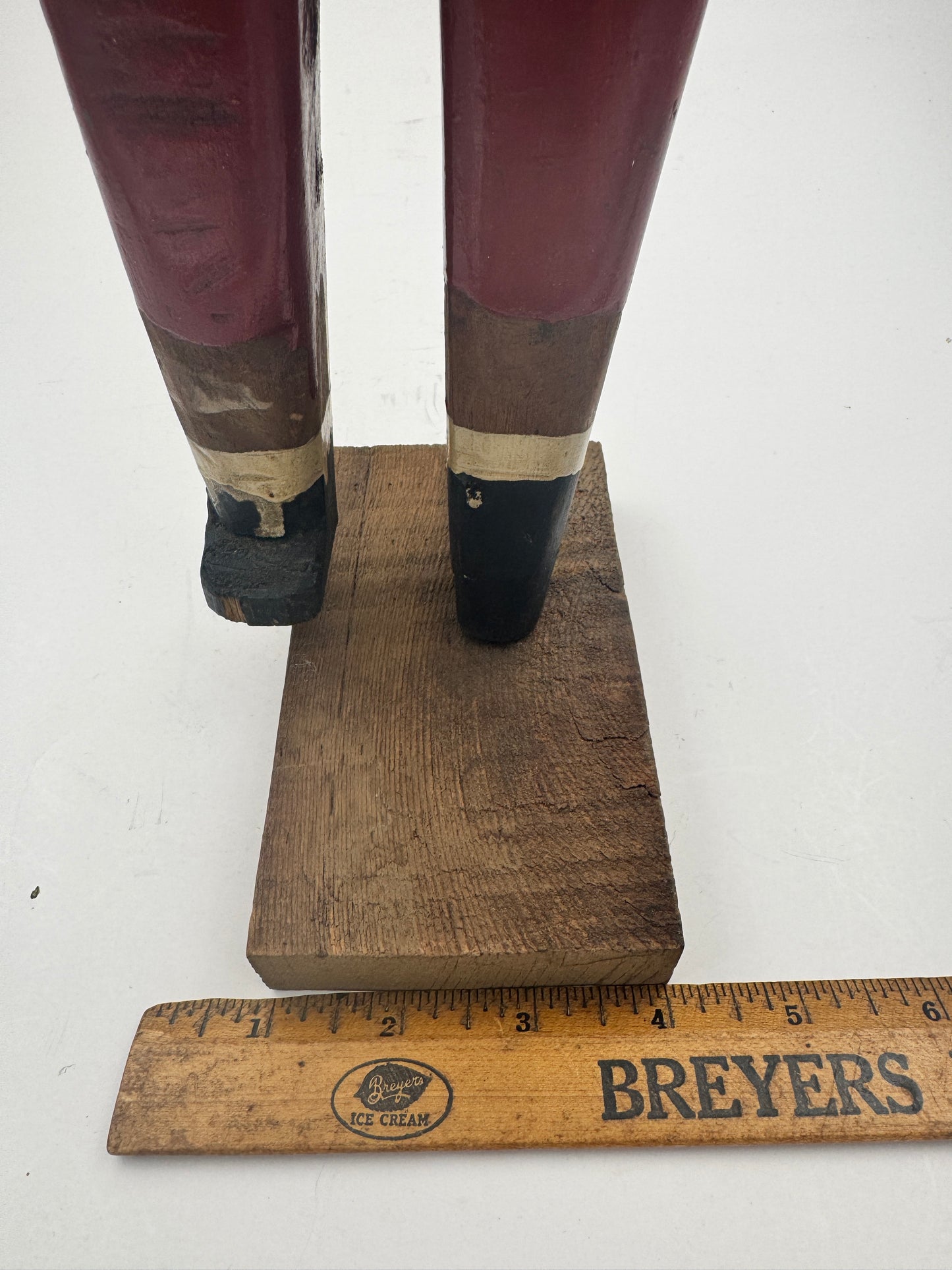 Antique Toy Hand Made Football Player Kicker #29