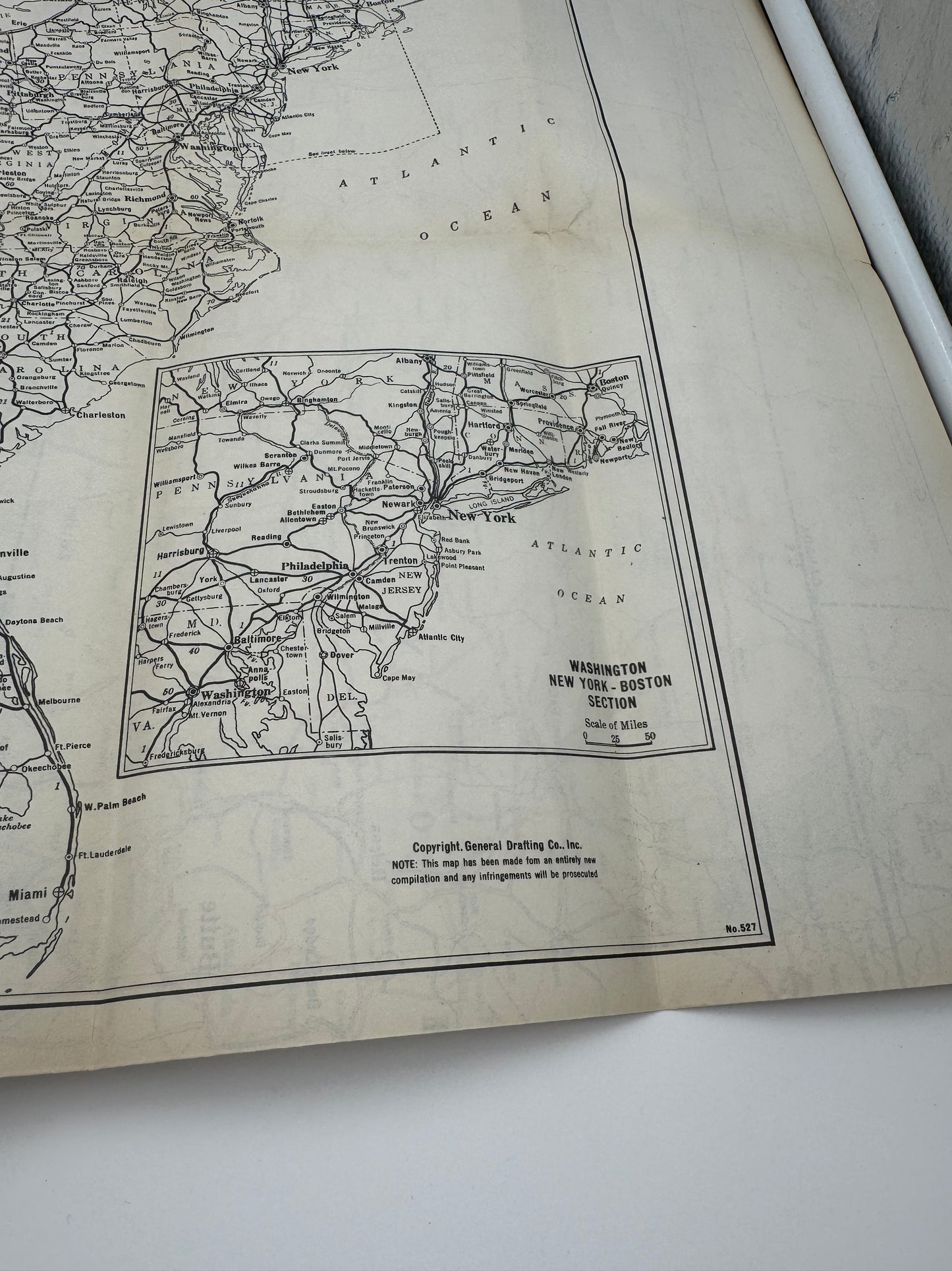 Vintage Roadmap Texaco WA ID CO