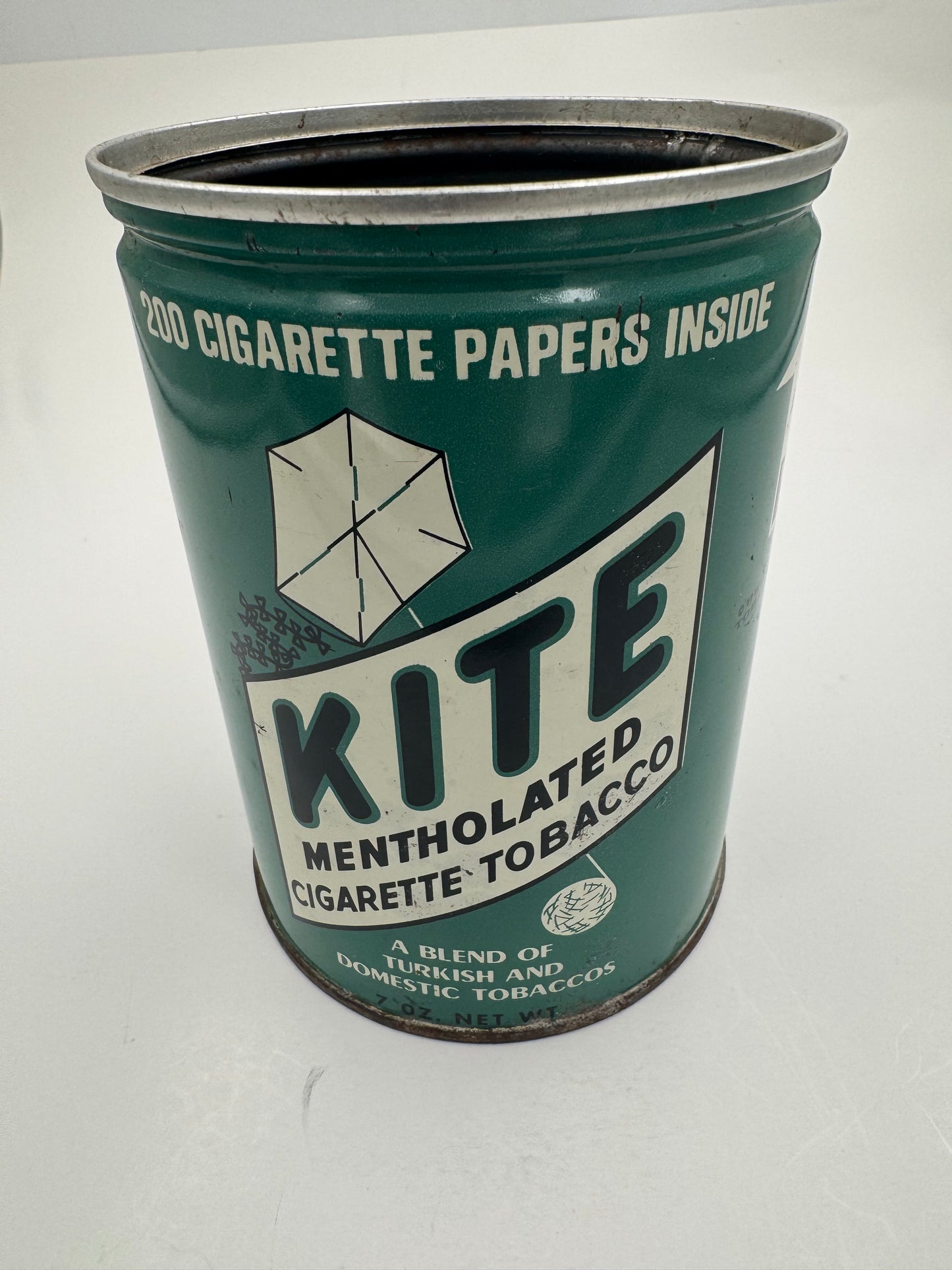 Vintage Kite Tobacco Can No Lid