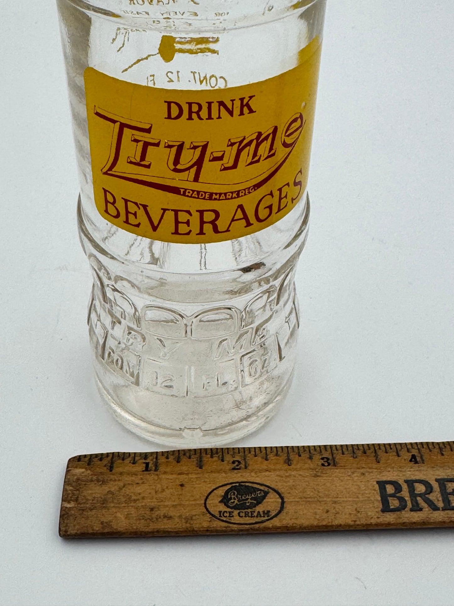 Vintage ACL Try Me 12 Ounce Bottle Minty Fresh