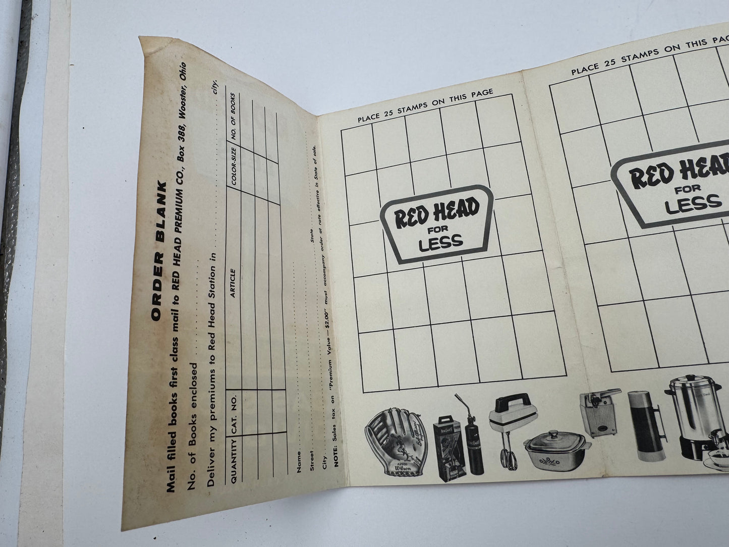 Vintage Red Head Gasoline Booklet Premiums