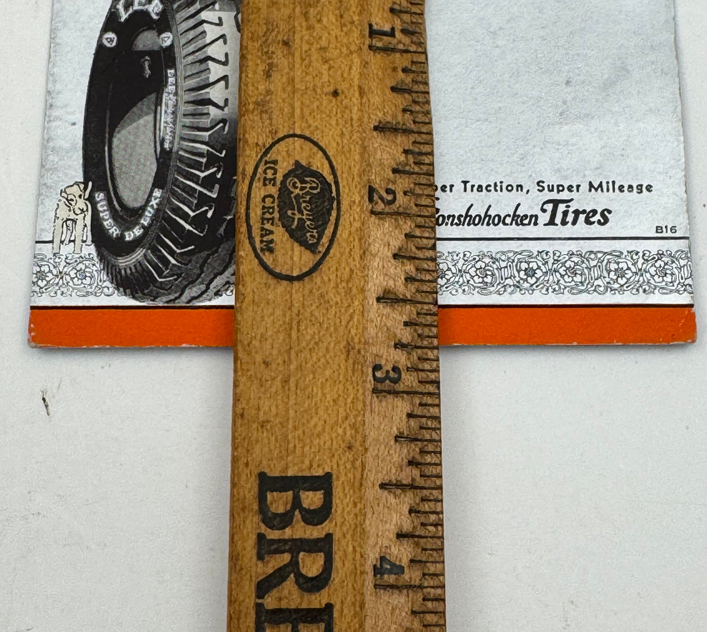 Vintage Lee Tires Ink Blotter Mint