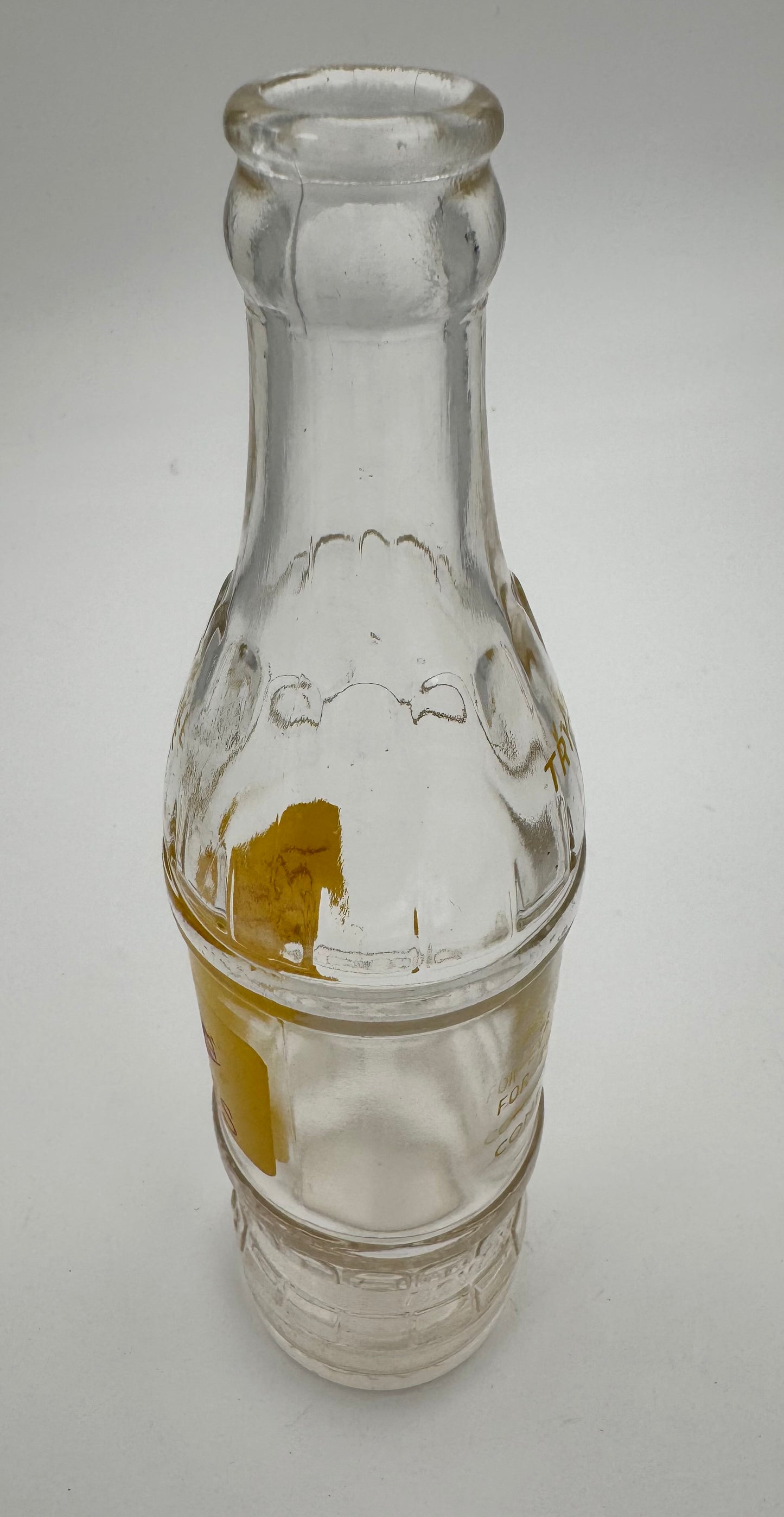 Vintage ACL Try Me 12 Ounce Bottle Minty Fresh