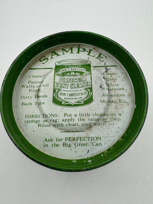 Vintage Paint Can Sample Perfection Paint Cleaner