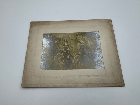 Vintage Victorian Women And Bikes Photo