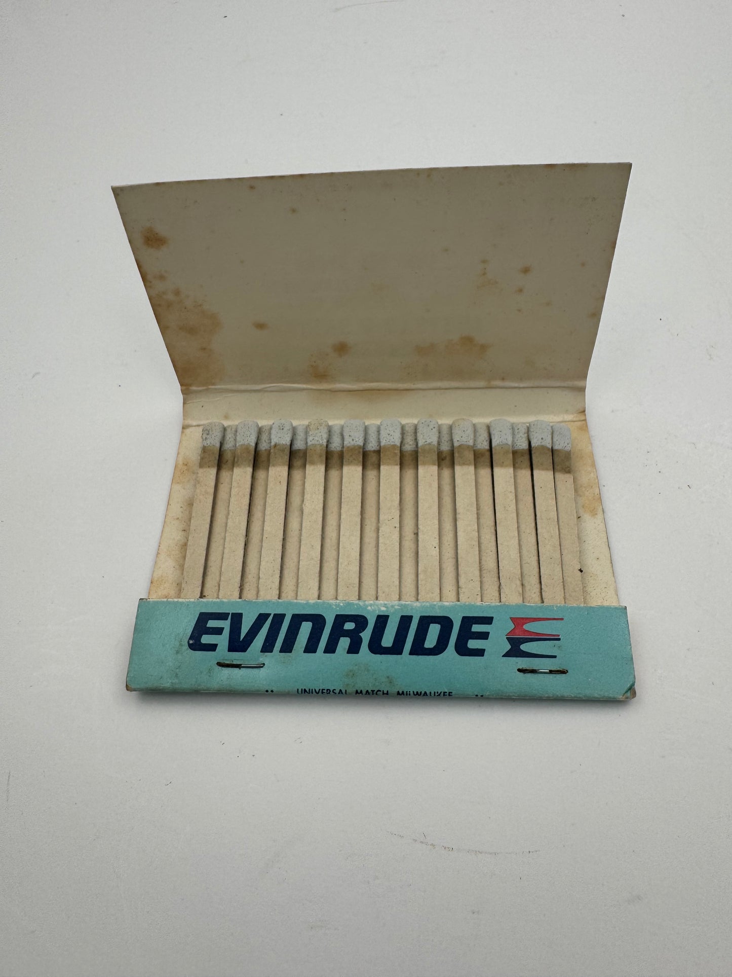 Vintage Evinrude Boats Matchbook Full Unstruck