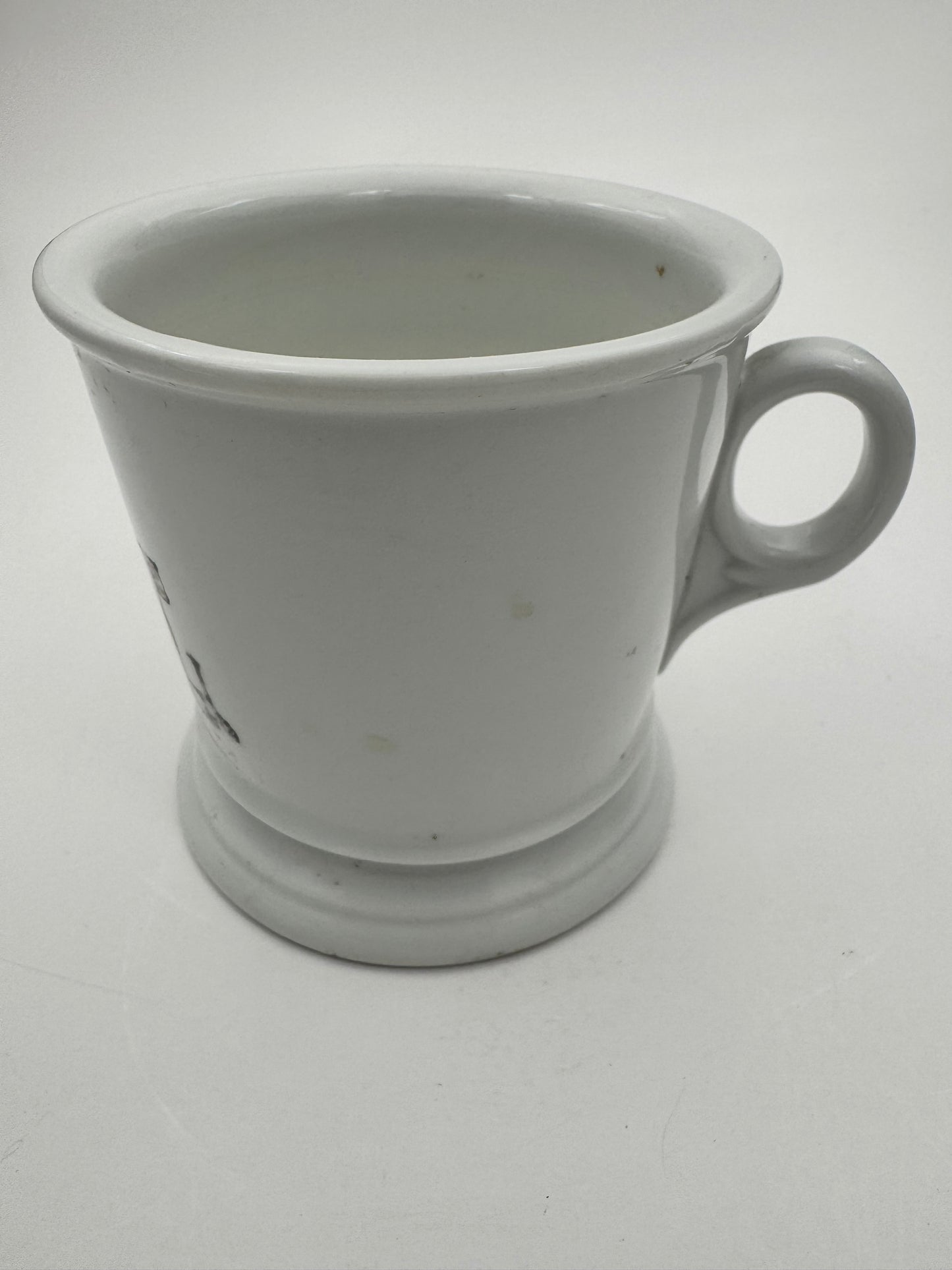 Vintage Shaving Mug Train Caboose Faded