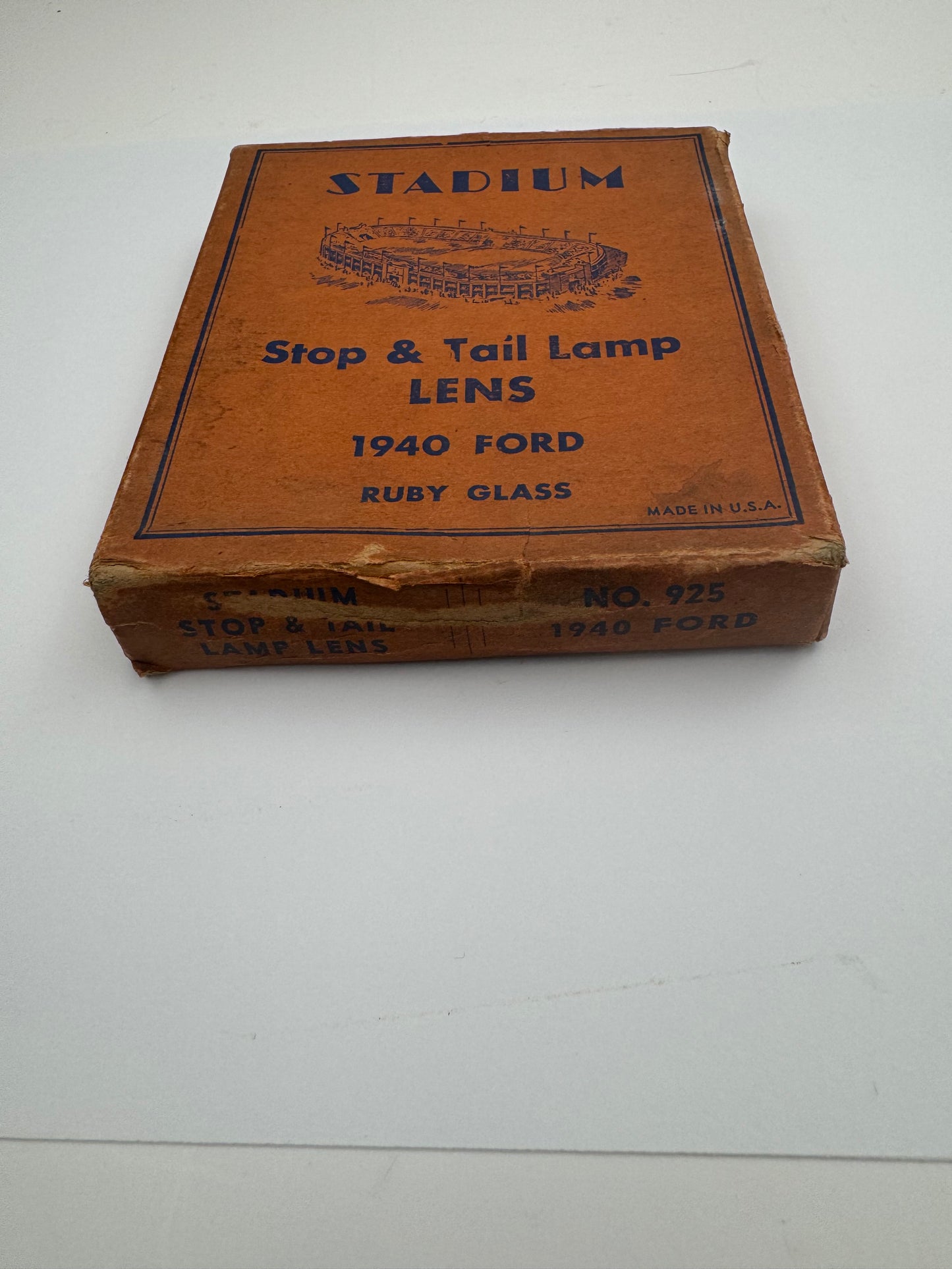 Vintage Ford Stop Lamp Lens Stadium Box Original NOW