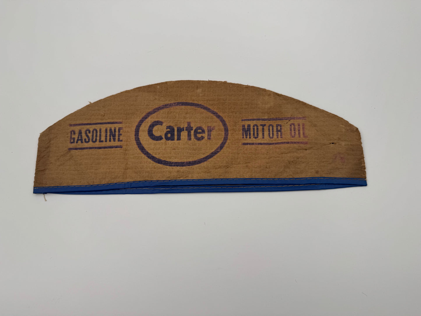 Vintage Carter Gas And Oil Attendants Cap