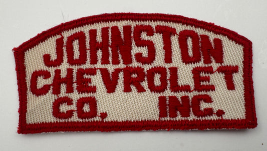 Vintage Johnston Chevrolet Co Inc Patch