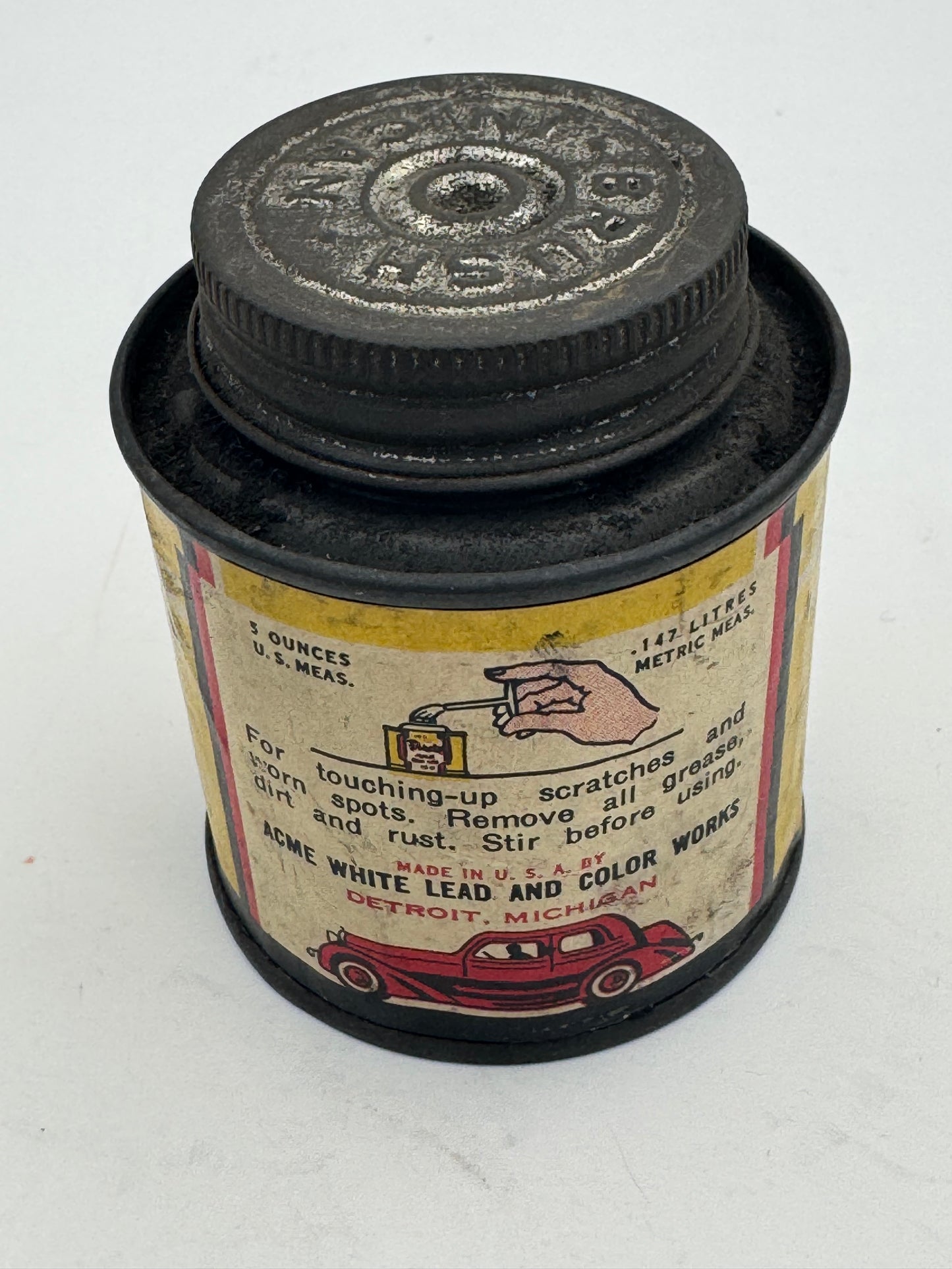 Vintage Fleet X Paint Can NOS