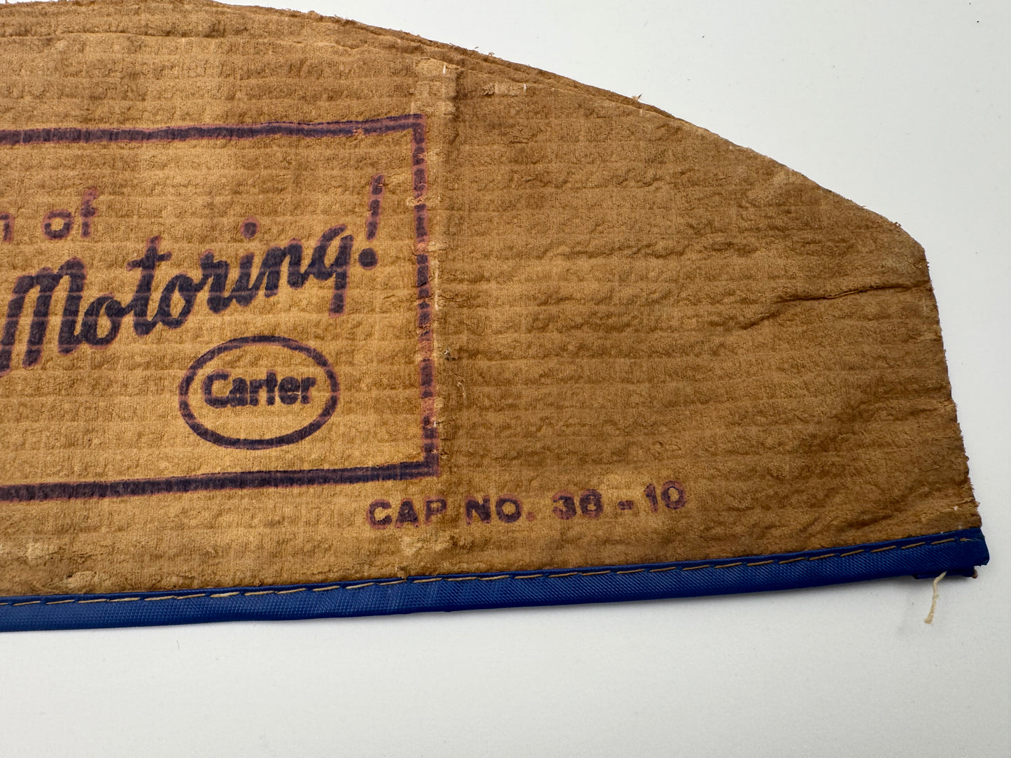 Vintage Carter Gas And Oil Attendants Cap