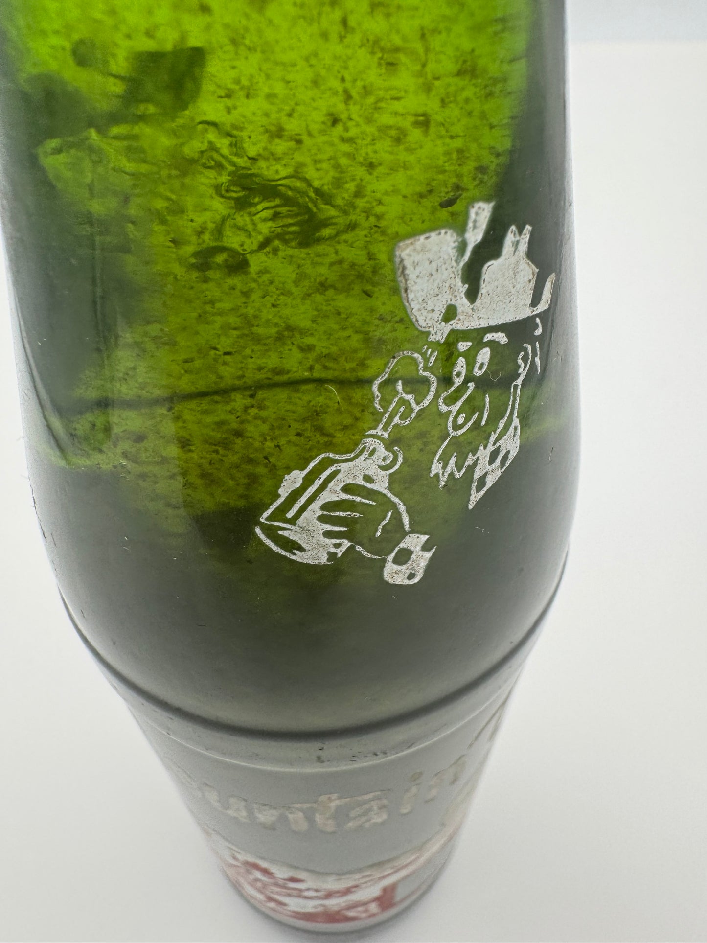 Vintage Mt Dew Bottle Full Capped Red Hillbilly